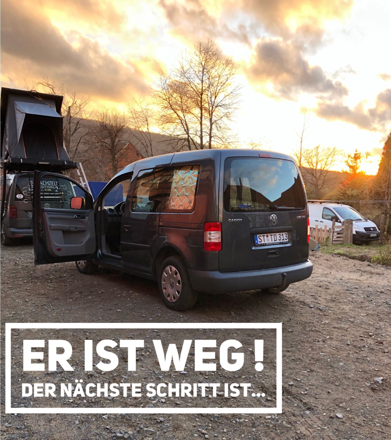 Der nächste Schritt ist... Er ist weg