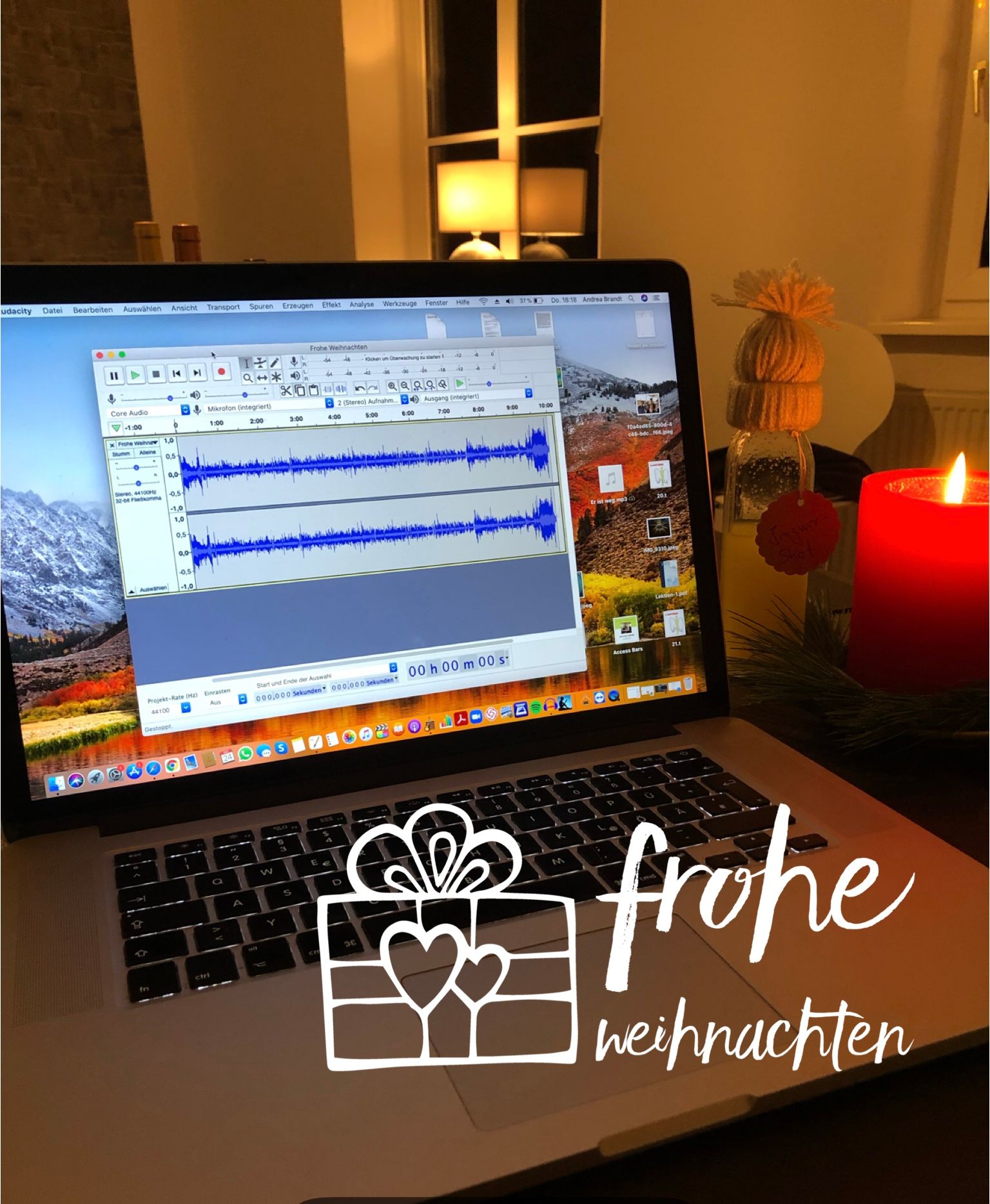 Der nächste Schritt ist... Frohe Weihnachten