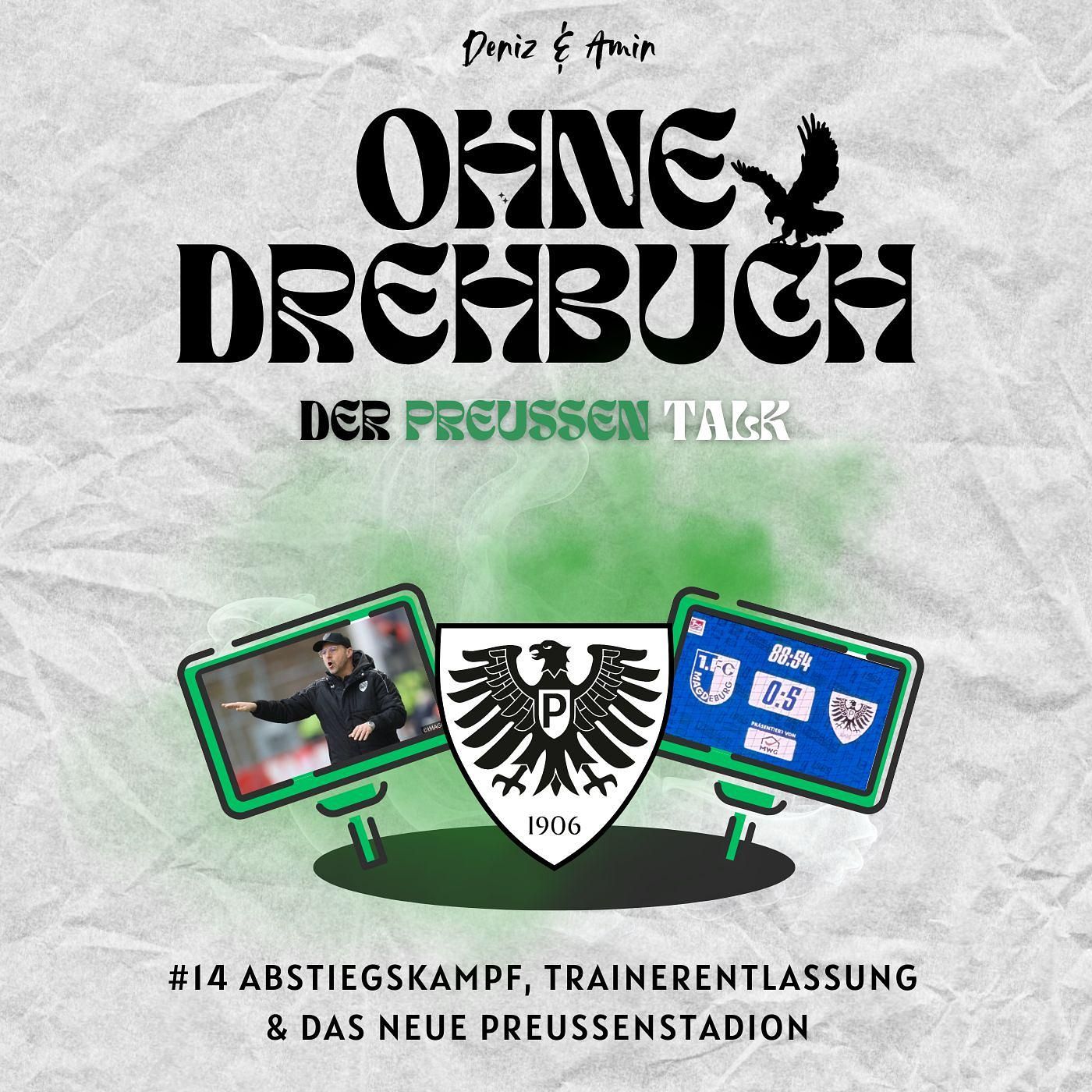 DER PREUSSEN TALK - Abstiegskampf, Trainerentlassung & das neue Preußenstadion | #14 Ohne Drehnuch Podcast