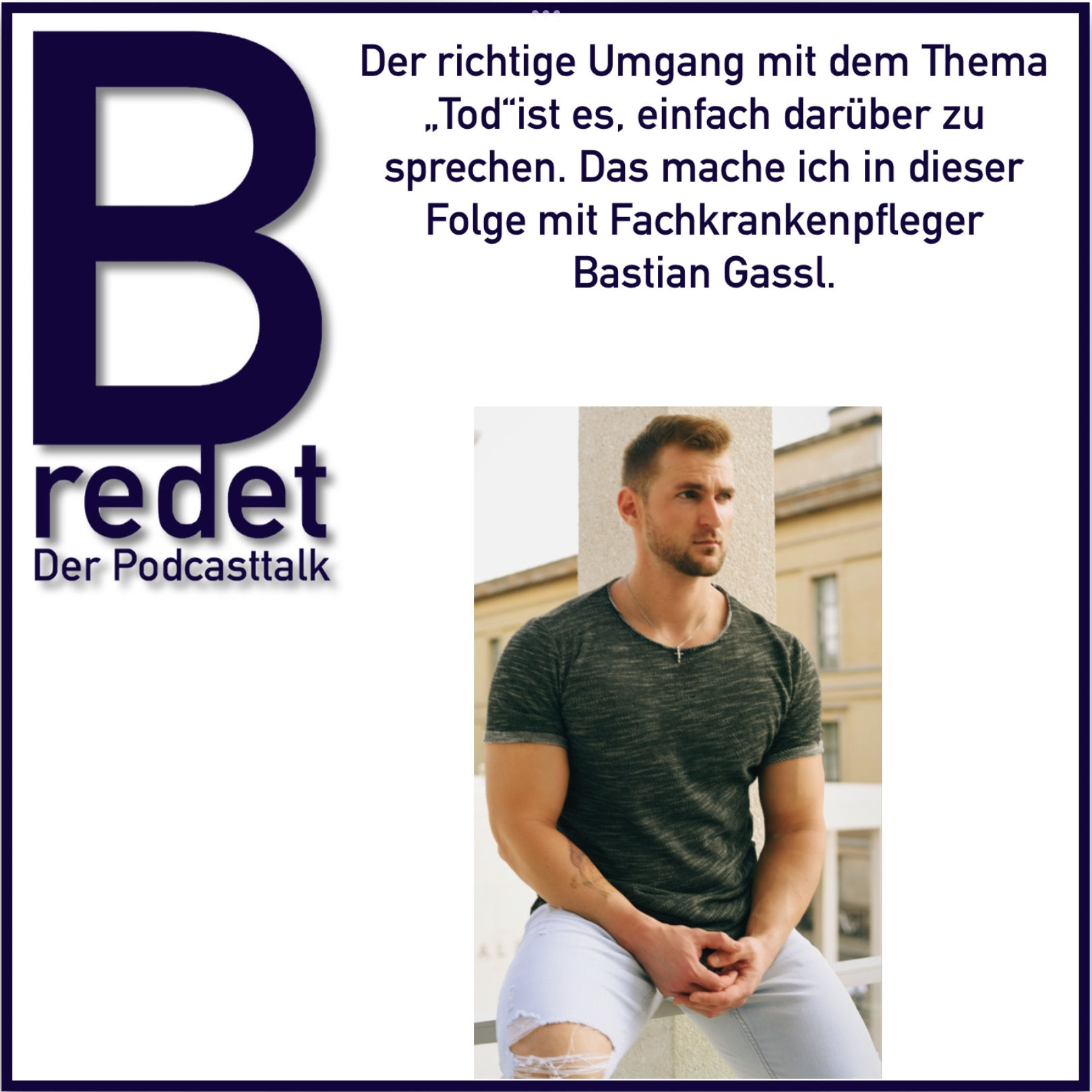 Der richtige Umgang mit dem Thema "Tod": einfach drüber sprechen. Zusammen mit Fachkrankenpfleger Bastian Gassl