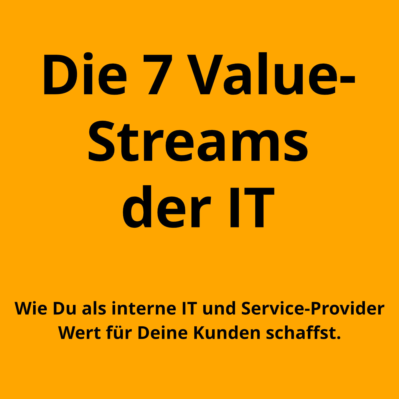 Die 7 Value-Streams der IT