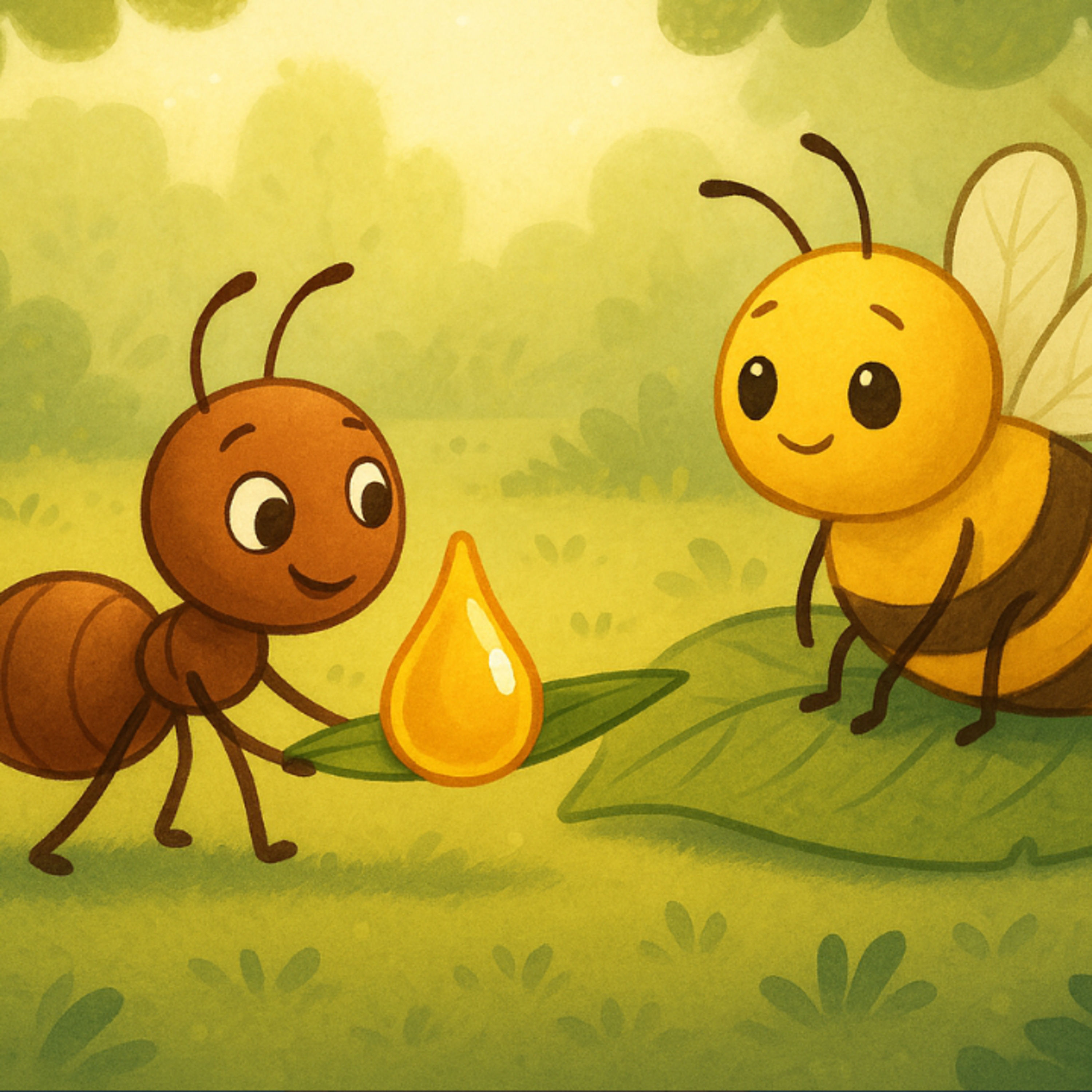 Die Ameise Waldemar & das süße Abenteuer | „Gute Nacht“-Geschichte