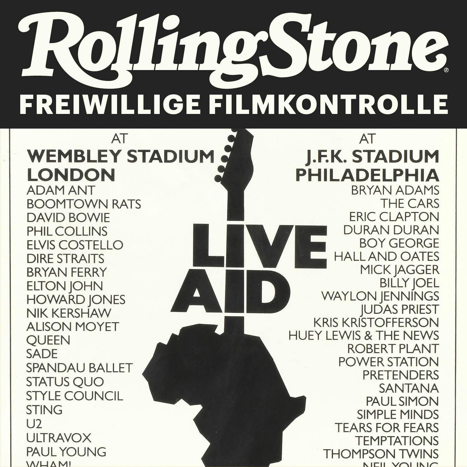Die besten Musik- und Konzertfilme aller Zeiten (2): Live Aid