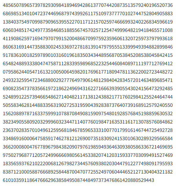 Die erste illegale Primzahl der Welt