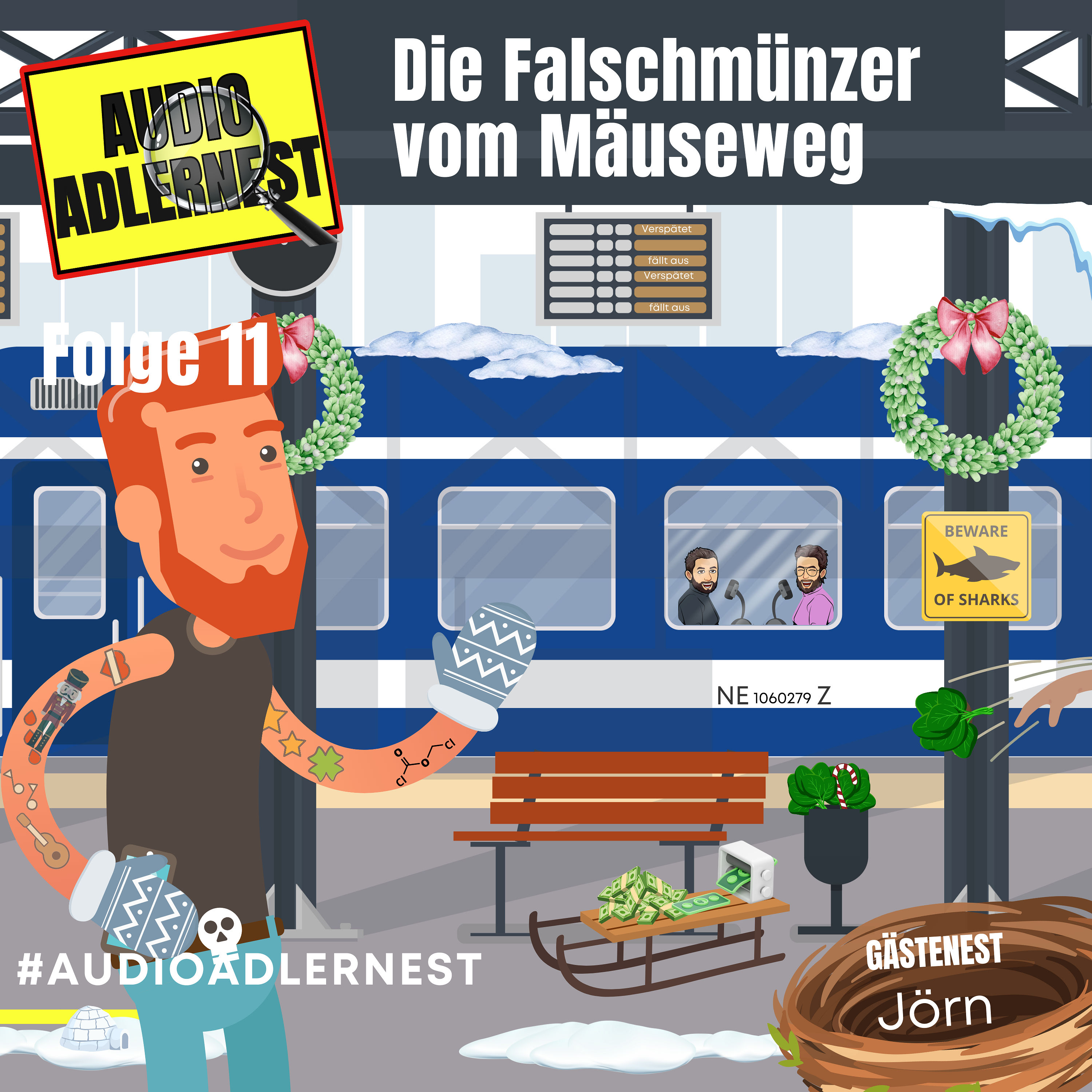 Die Falschmünzer vom Mäuseweg - TKKG Folge 11 - Audio Adlernest (#020)