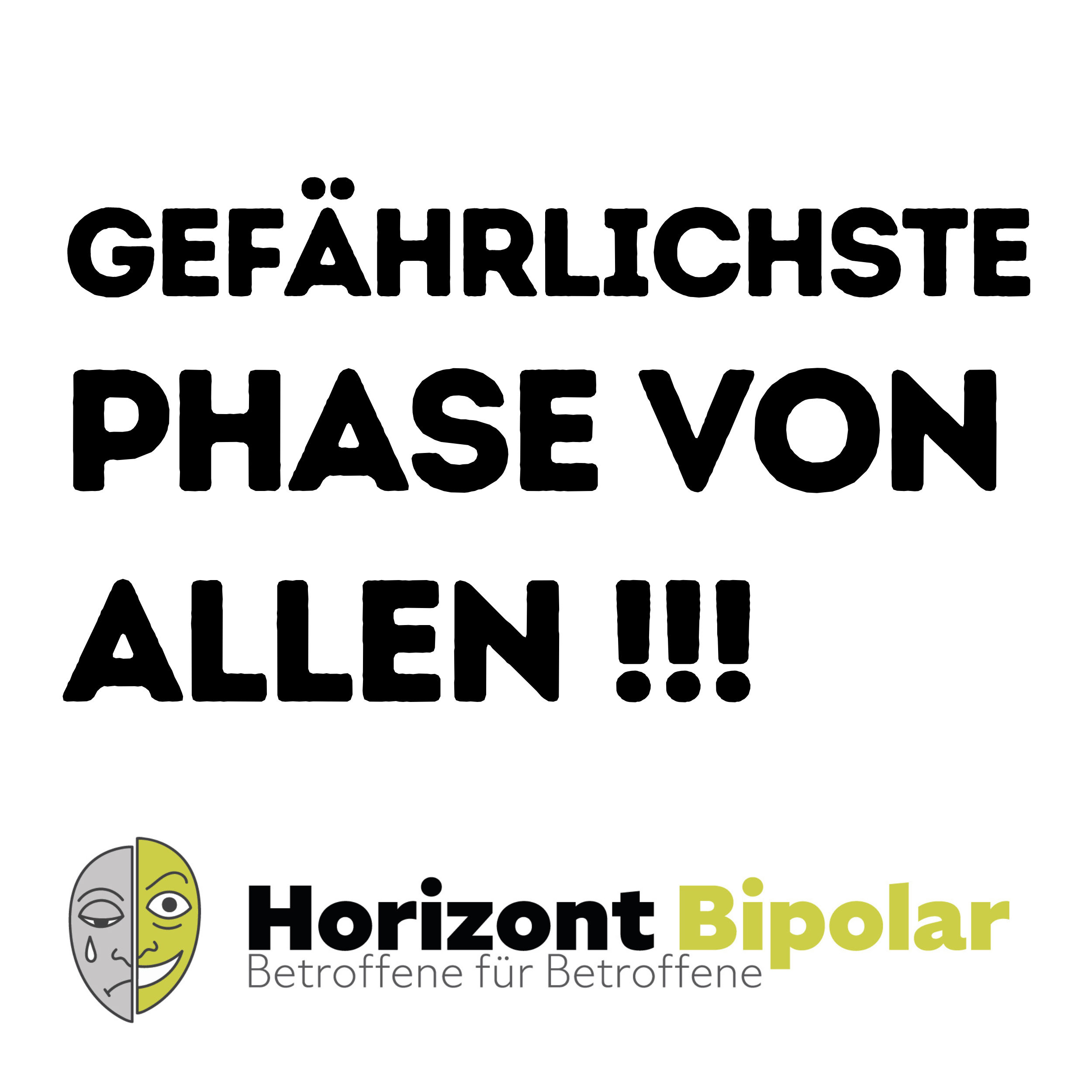 Die Gefahren der einzelnen Phasen - Bipolare Störung