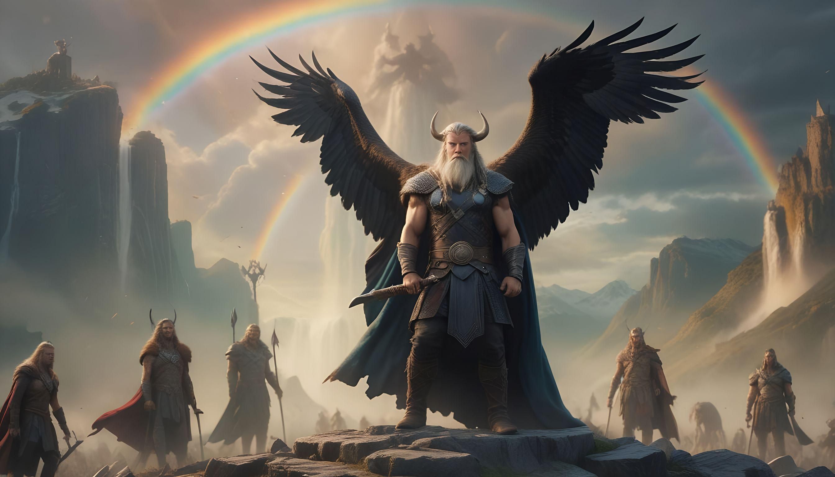 Die Götterwelt der Asen in der nordischen Mythologie