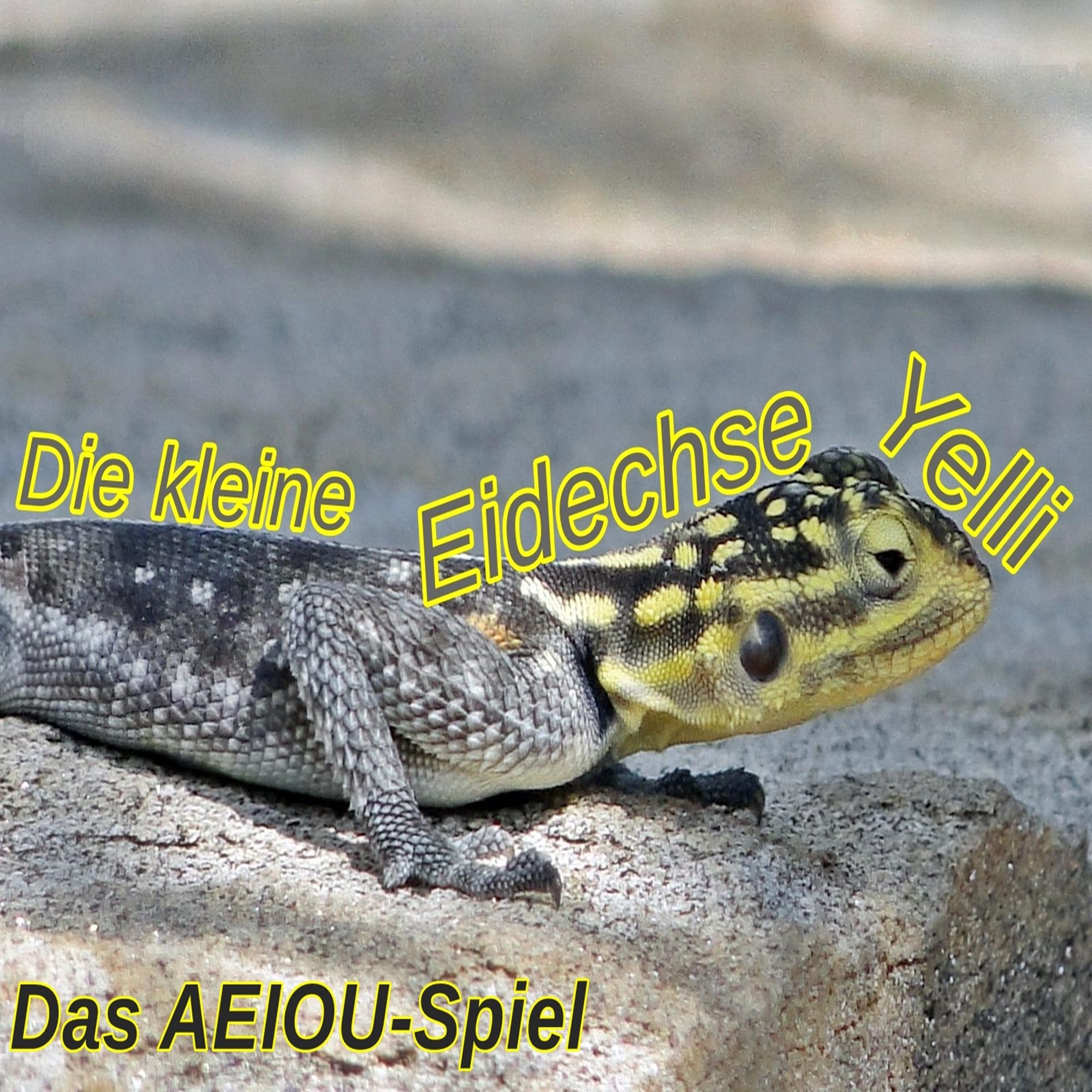 Die kleine Eidechse Yelli - Das AEIOU-Spiel