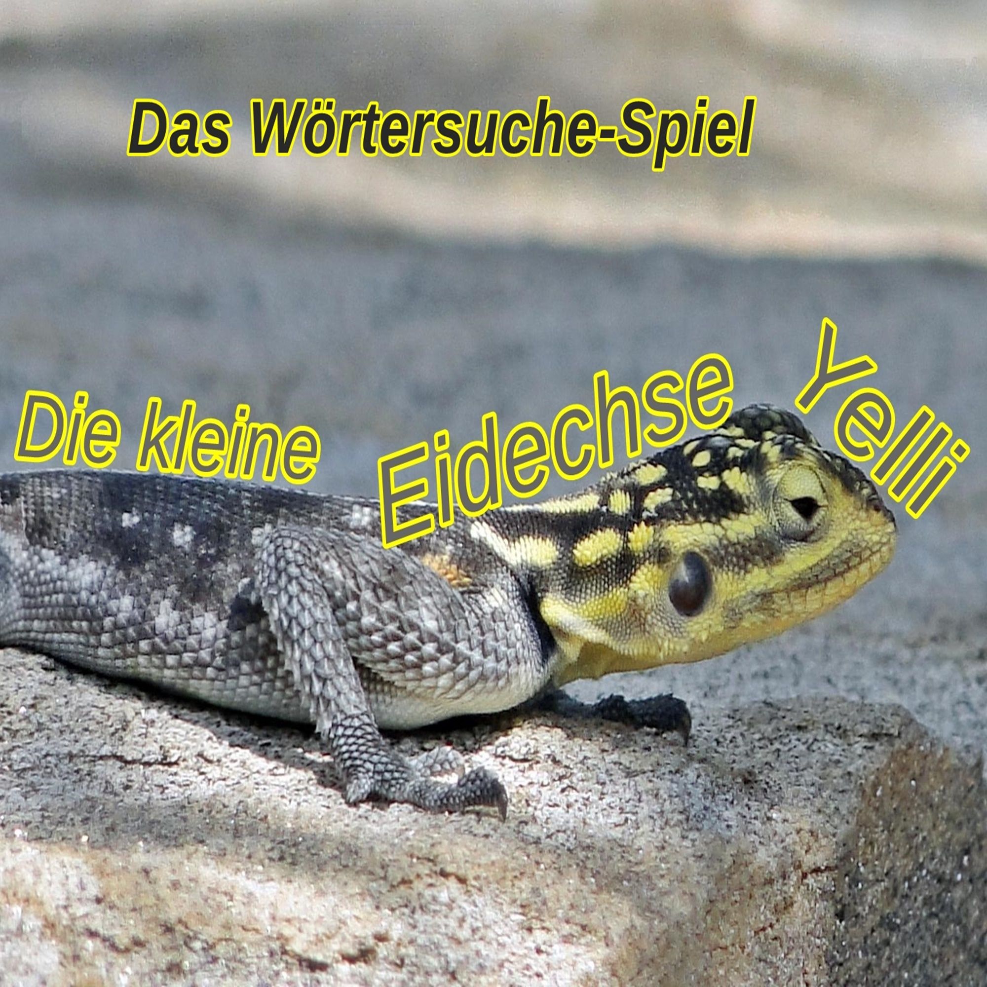 Die kleine Eidechse Yelli - Die Wörtersuche