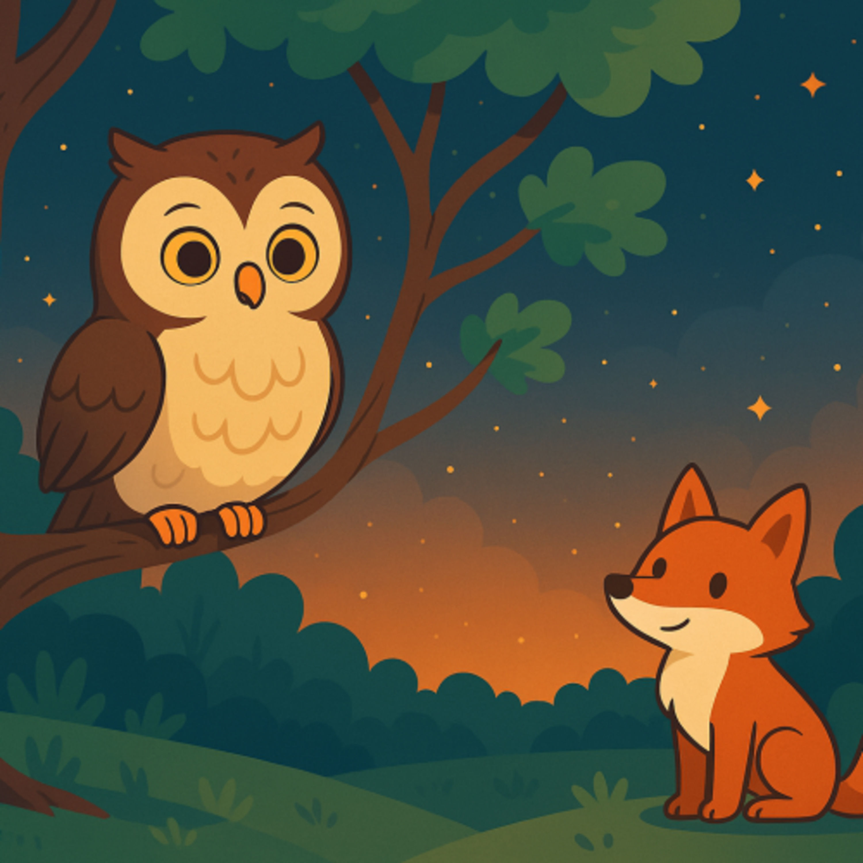 Die kleine Eule Emma & das Geheimnis der Vorbereitung | „Gute Nacht“-Geschichte”