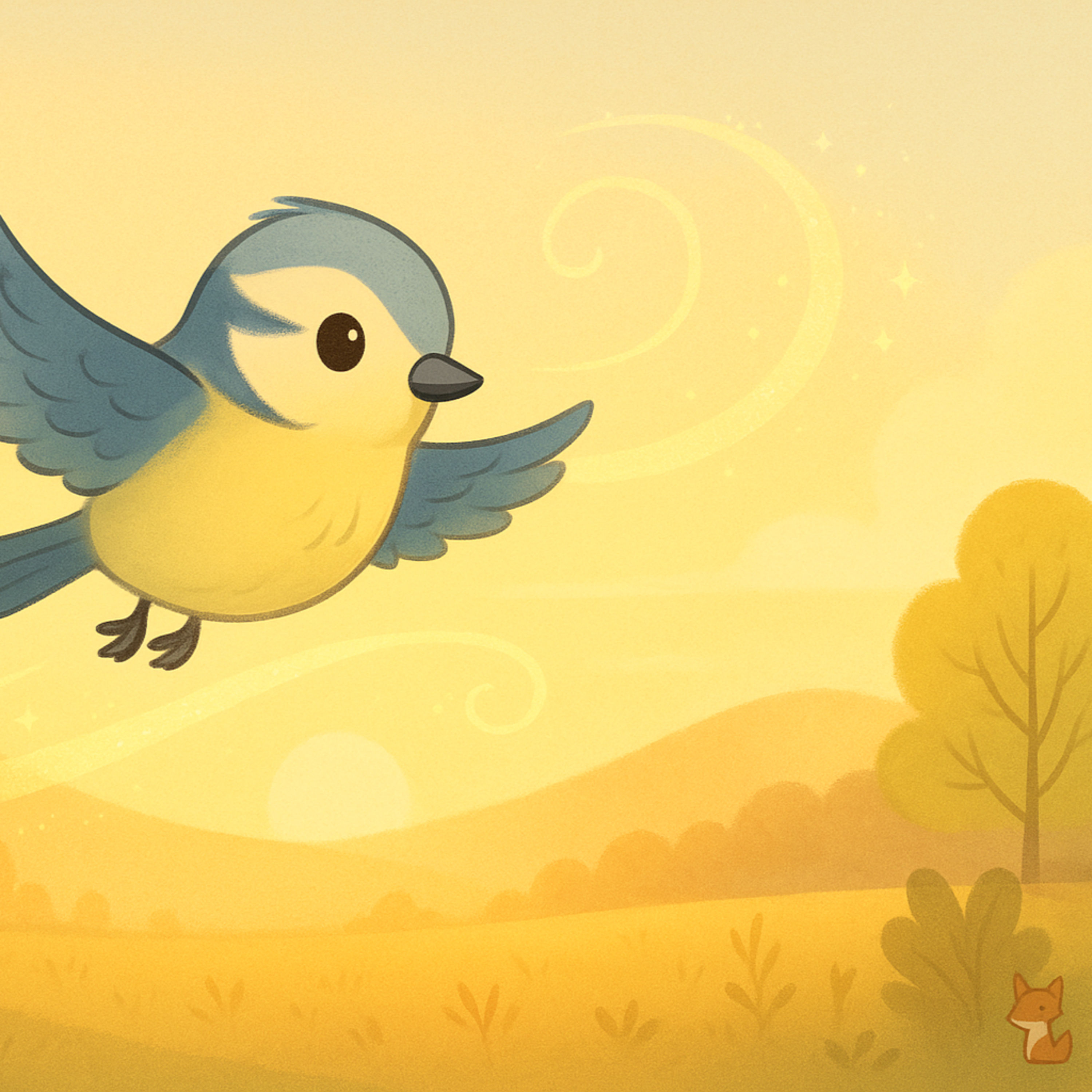 Die kleine Meise, die nicht fliegen wollte | „Gute Nacht“-Geschichte