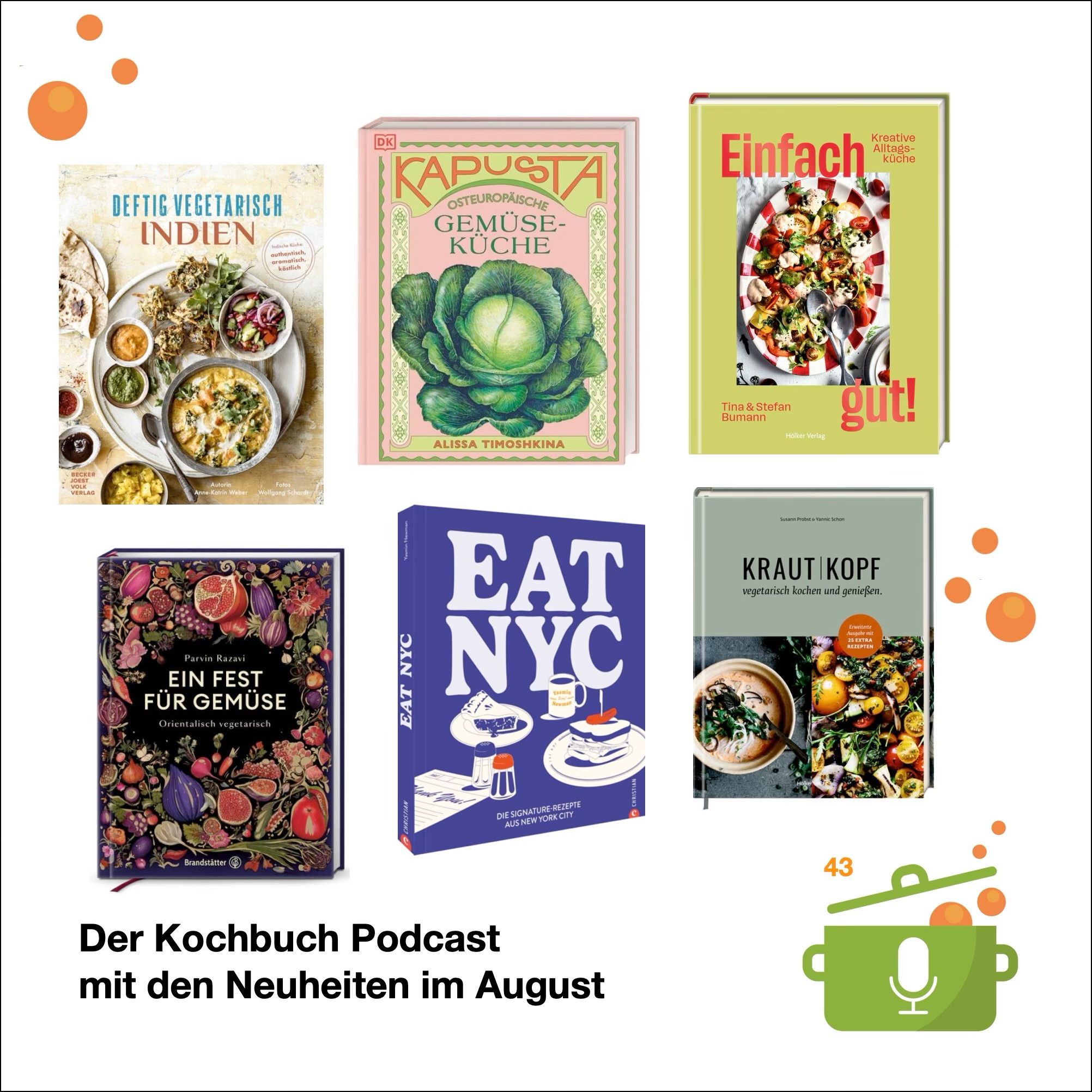 Die Kochbuch Highlights im August