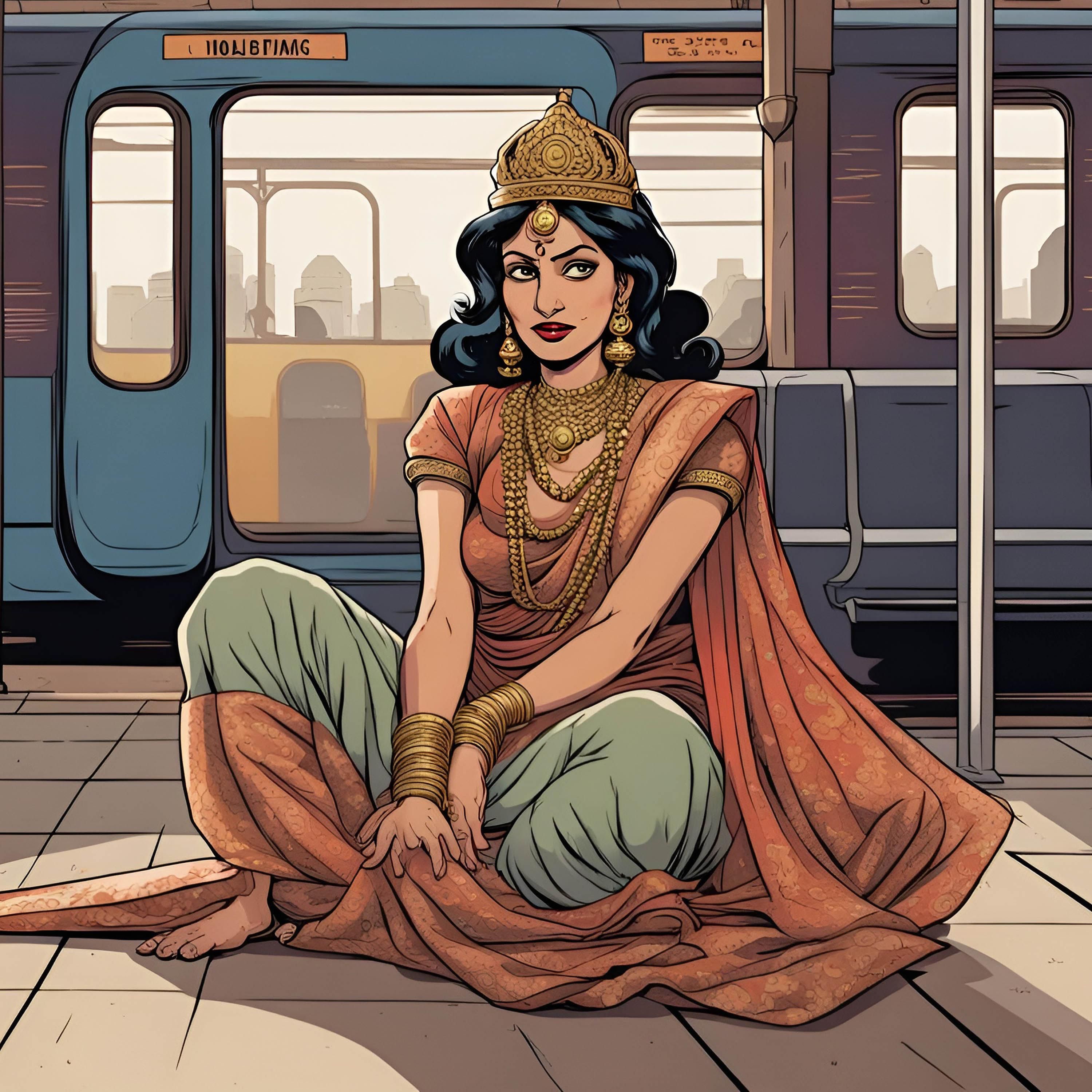 Die Königin, die 10 Jahre im Bahnhof hauste, um ihren Palast zu bekommen