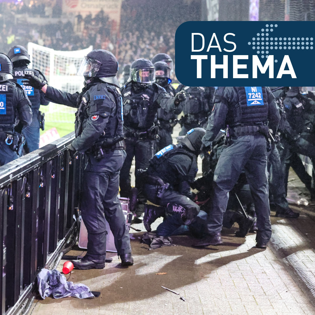 Die Kosten der Krawallfans: Wer zahlt die Polizei?