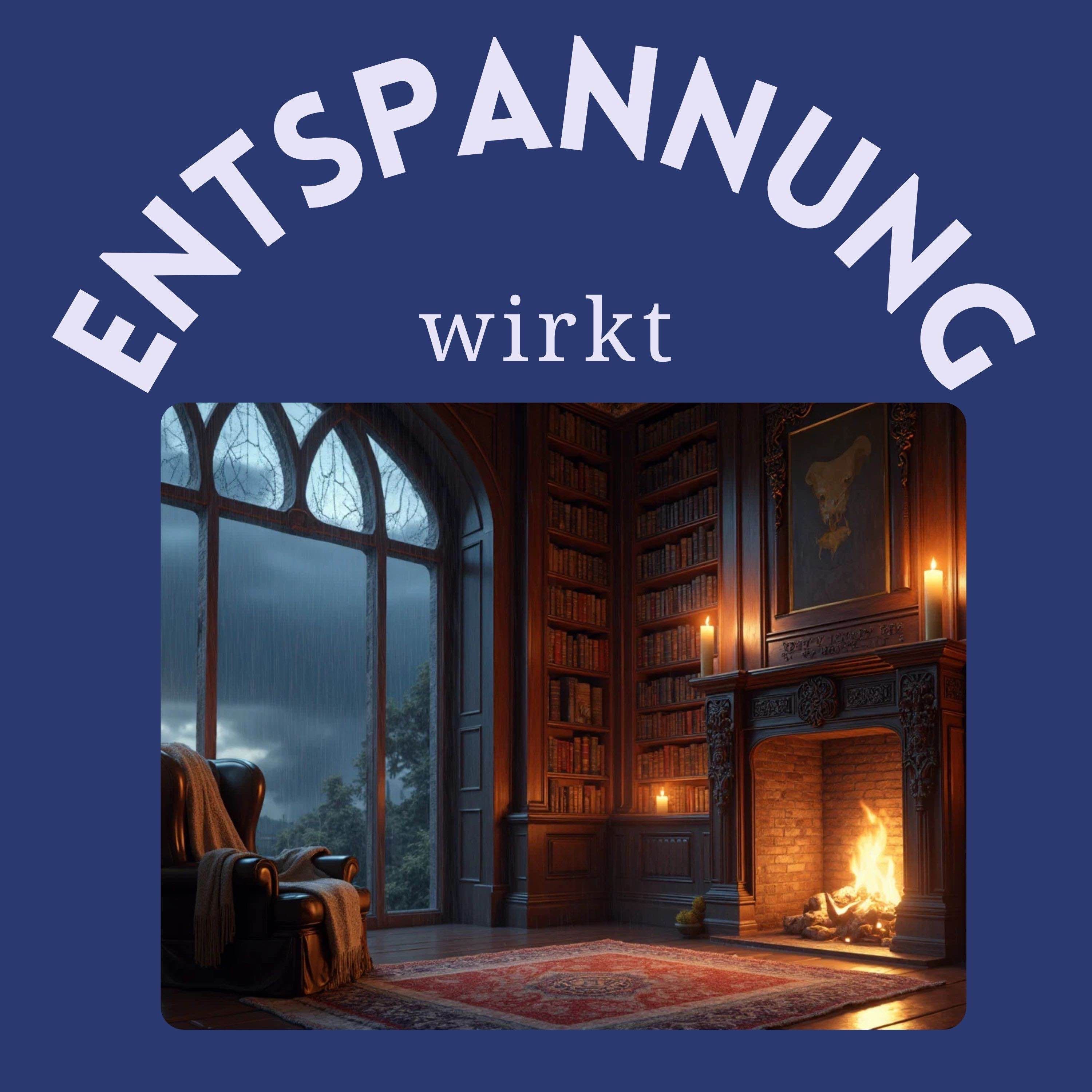 Die magische Regen-Bibliothek – Entspannungsreise für innere Ruhe und Weisheit (40 Minuten)