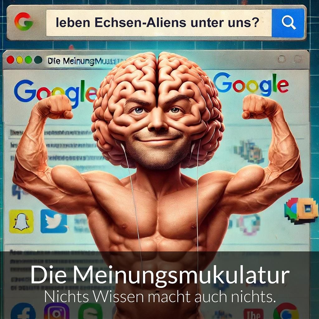 Die Meinungsmuskulatur – Nichts Wissen macht auch nichts