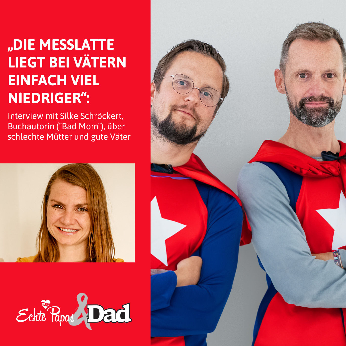 „Die Messlatte liegt bei Vätern einfach viel niedriger“: Interview mit Buchautorin Silke Schröckert ("Bad Mom")