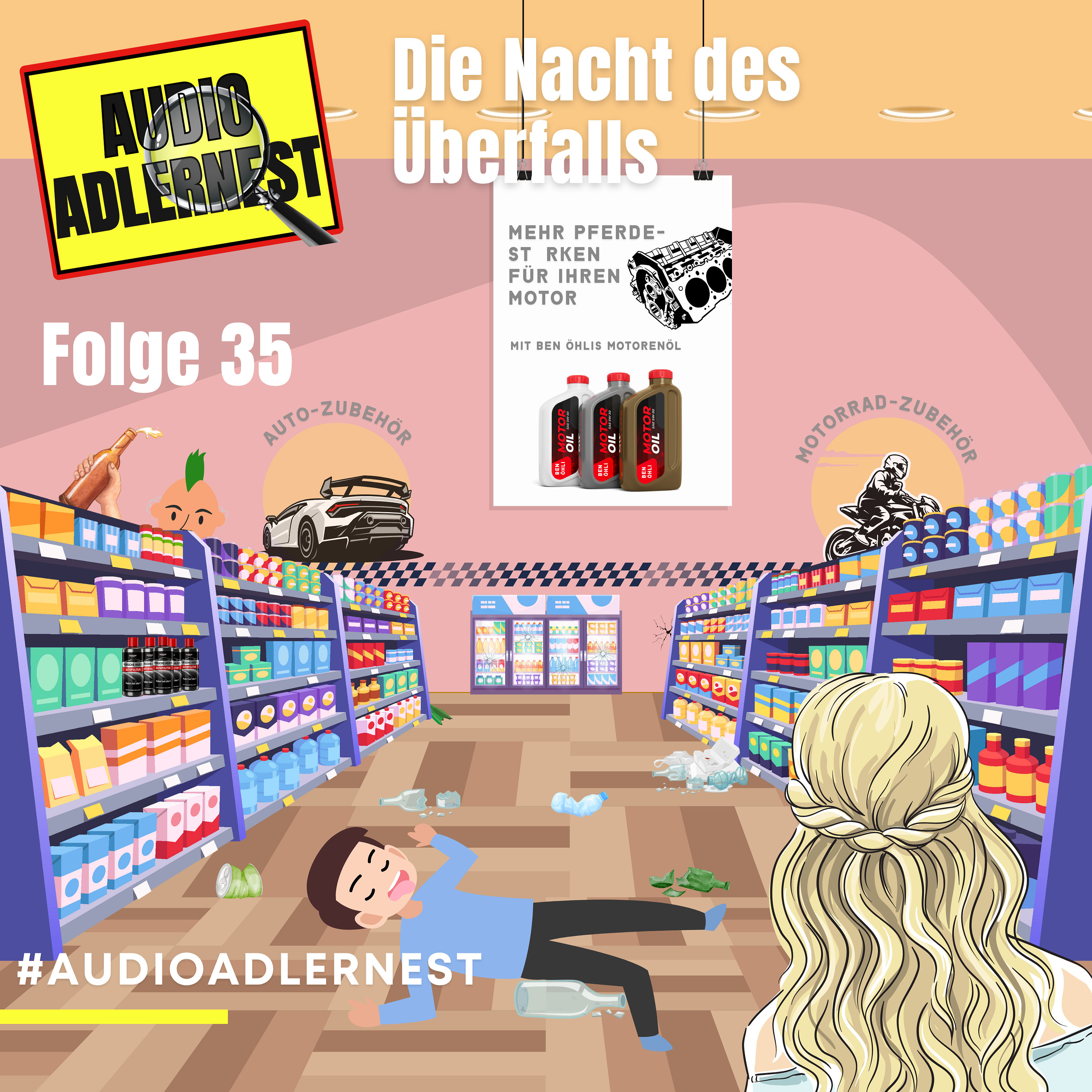 Die Nacht des Überfalls - TKKG Folge 35 - Audio Adlernest (#089)