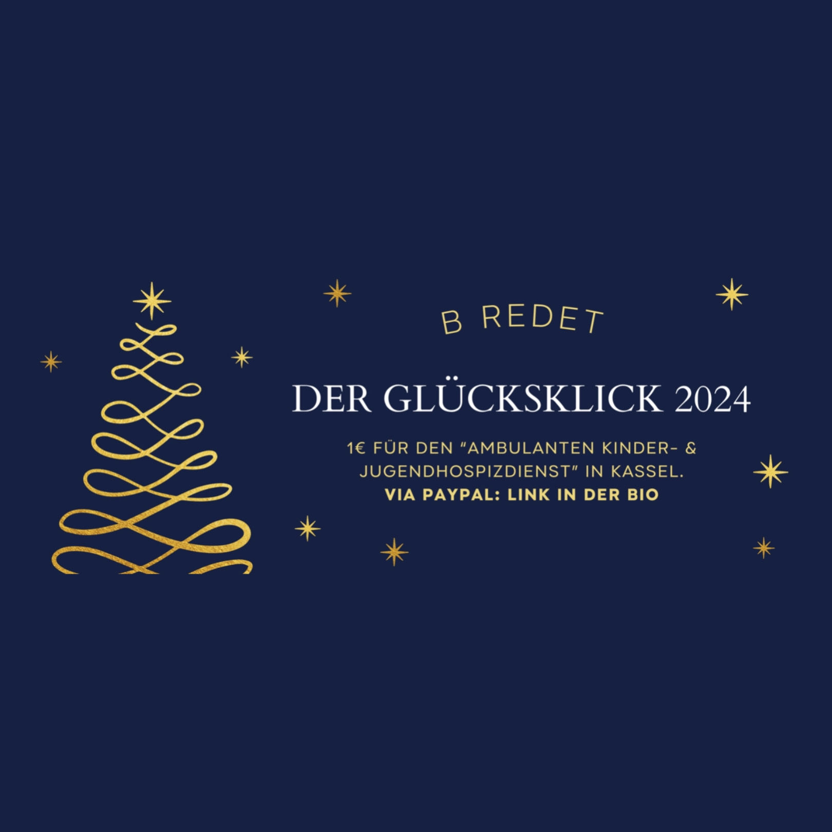 Die Spendenaktion "Der Glücksklick 2024" läuft wieder.