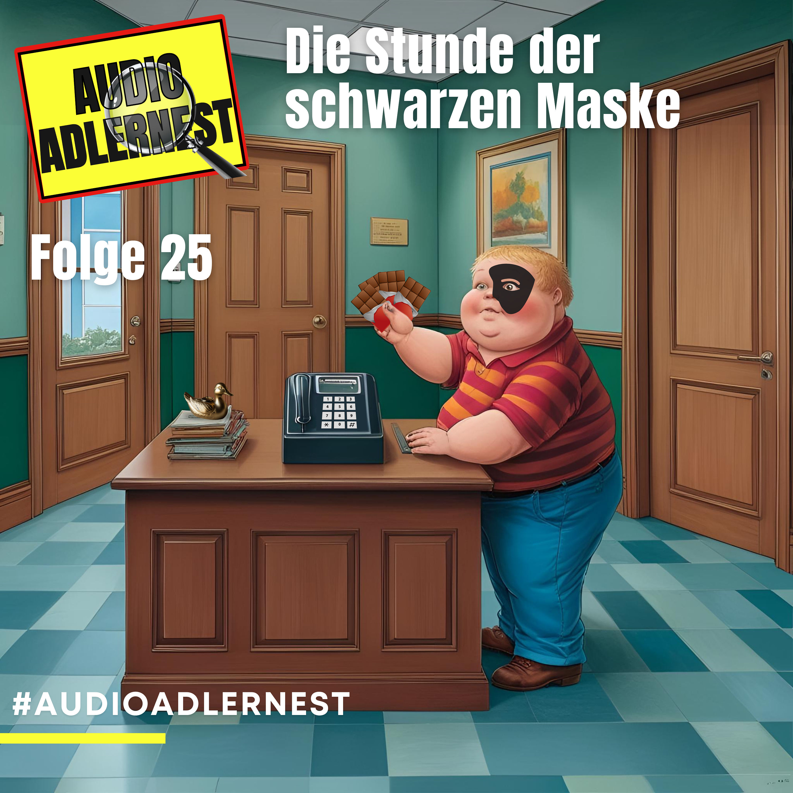 Die Stunde der schwarzen Maske - TKKG Folge 25 - Audio Adlernest (#060)