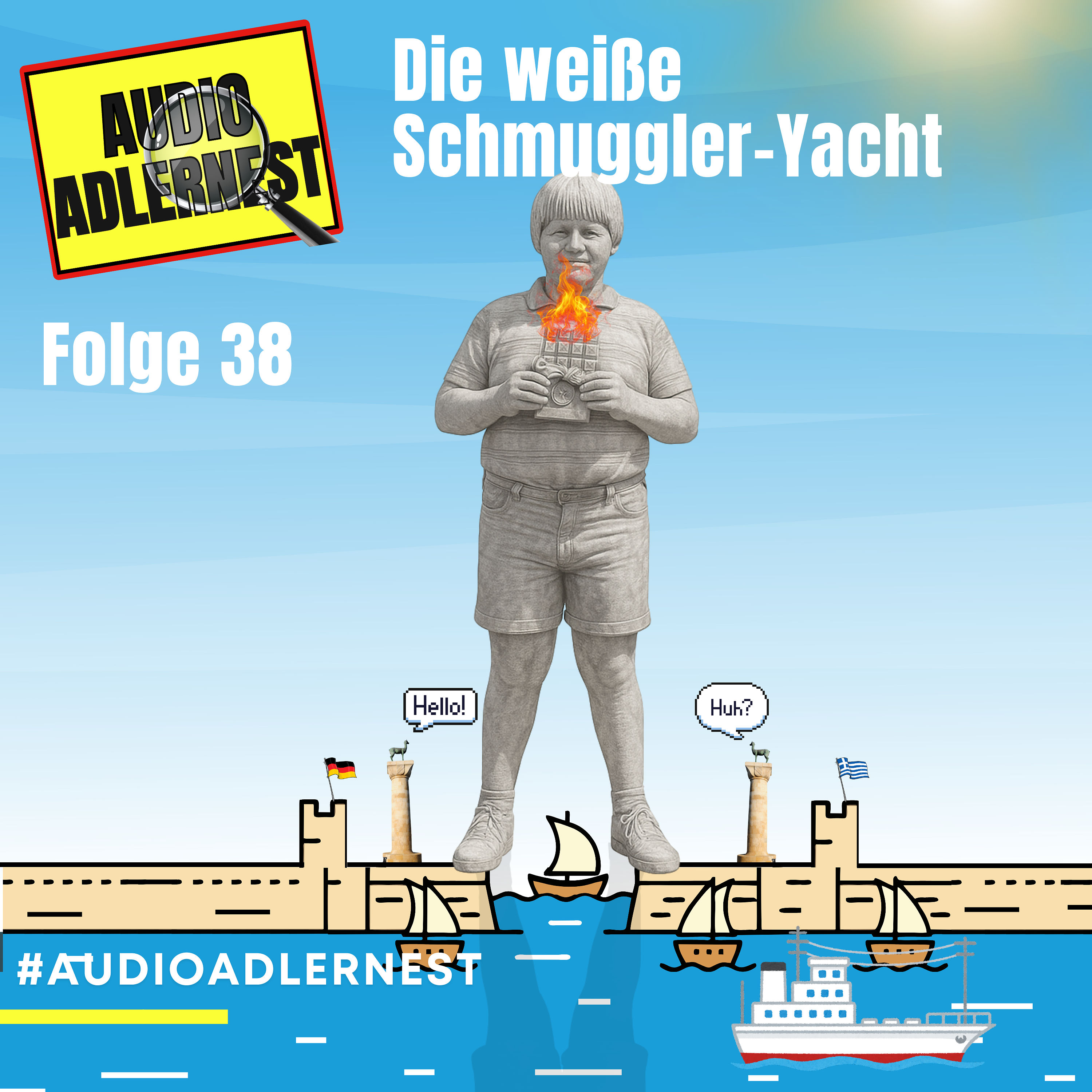 Die weiße Schmuggler-Yacht - TKKG Folge 38 - Audio Adlernest (#096)