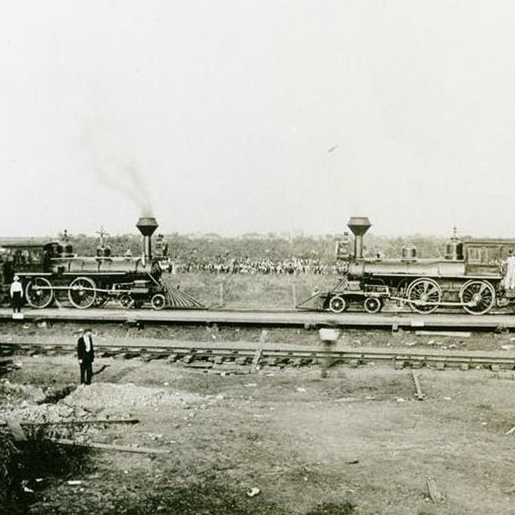 Die Zug-Crash-Show von Texas