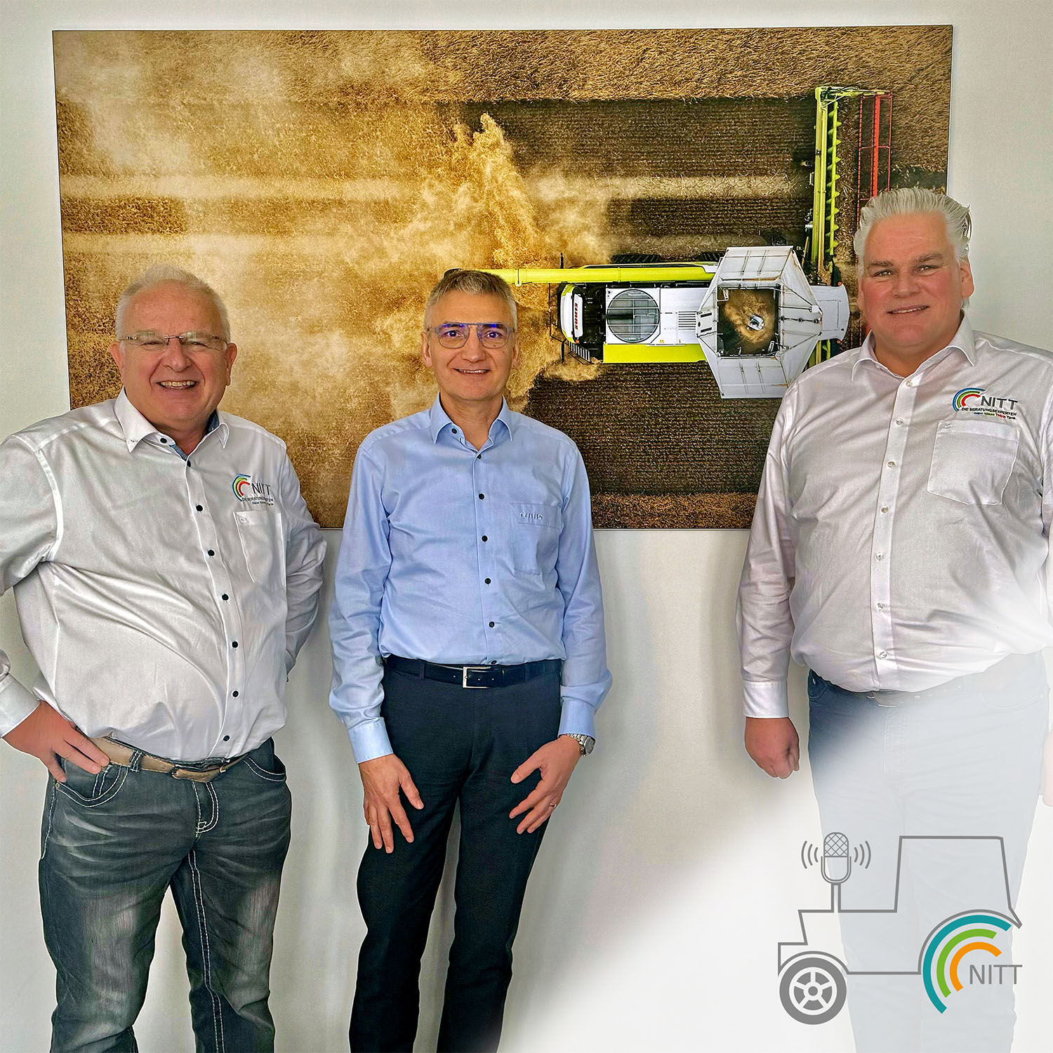 Dieter Dänzer trifft Georg Larscheid von CLAAS