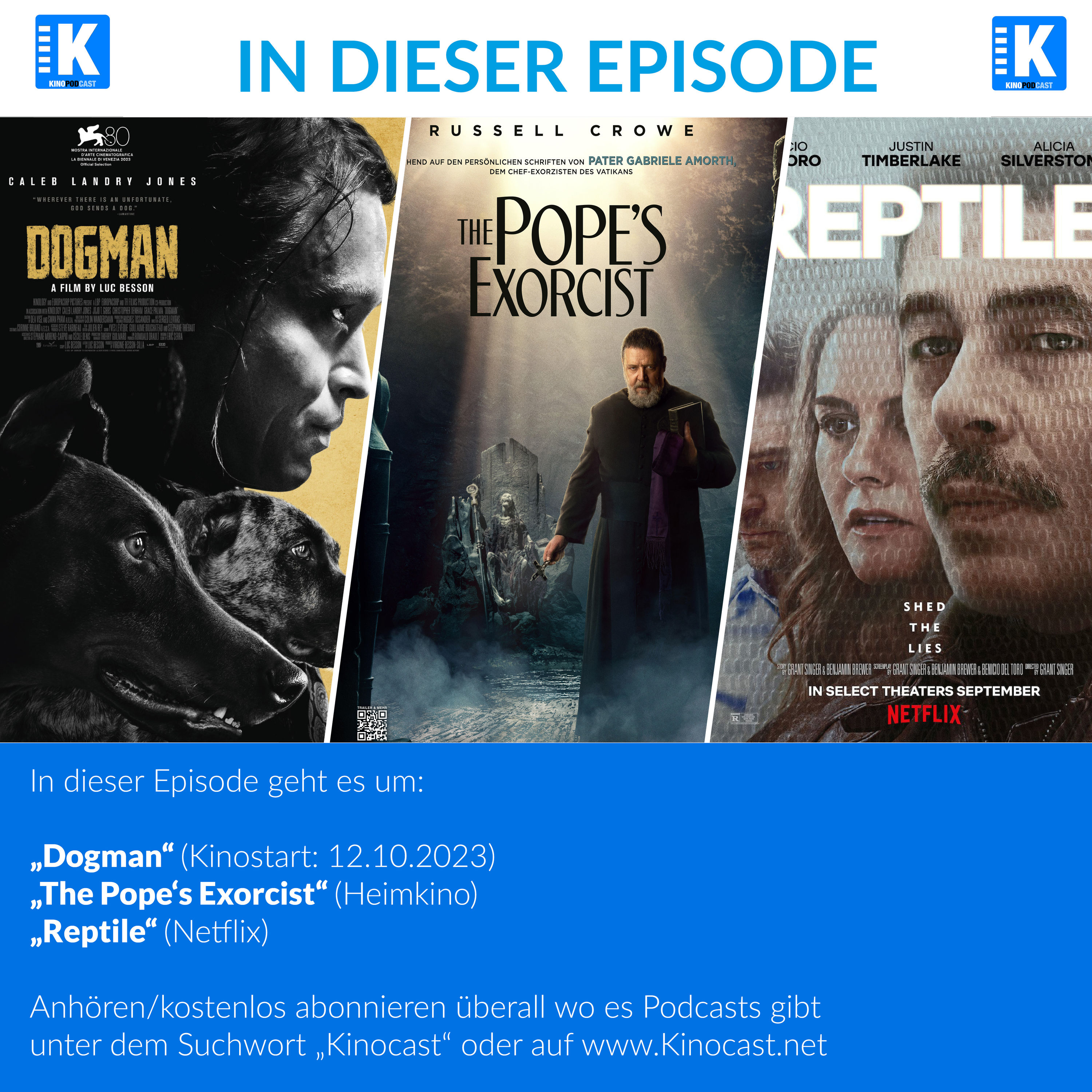 DogMan, The Pope's Exorcist, Reptile, Forza Motorsport, Payday 3