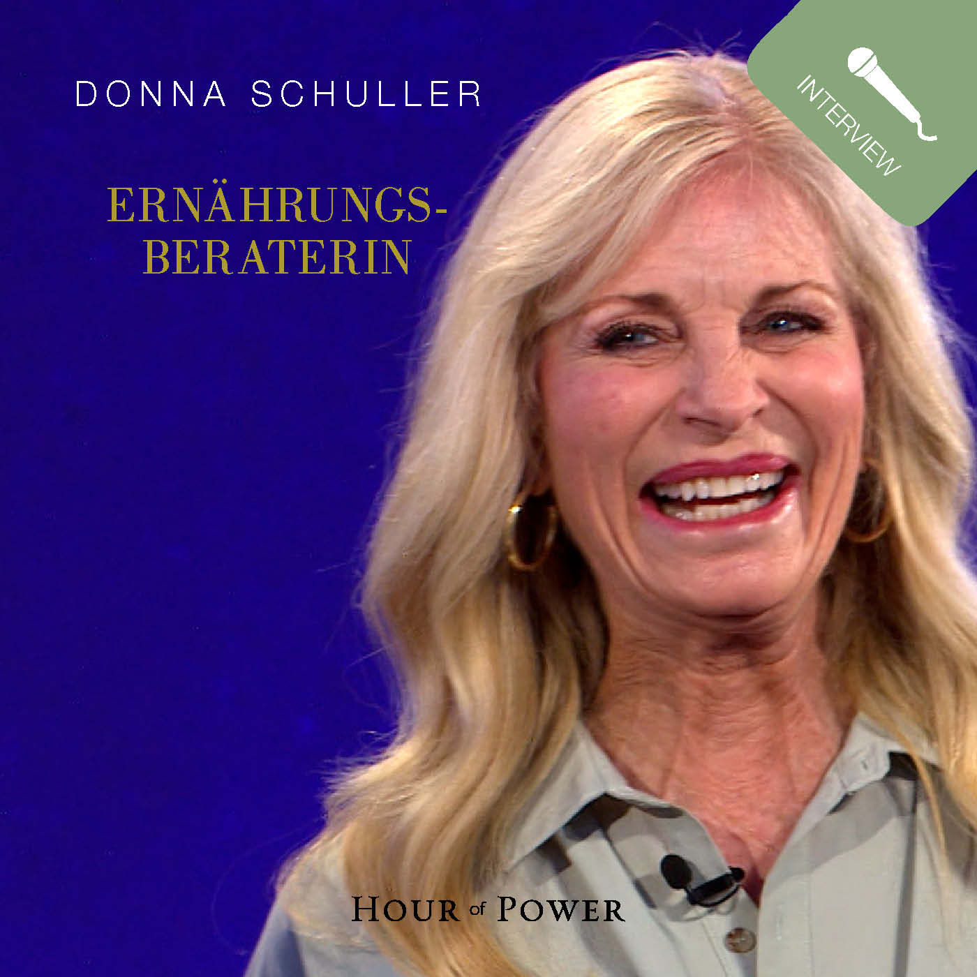 Donna Schuller (Ernährungsberaterin) im Gespräch mit Bobby Schuller