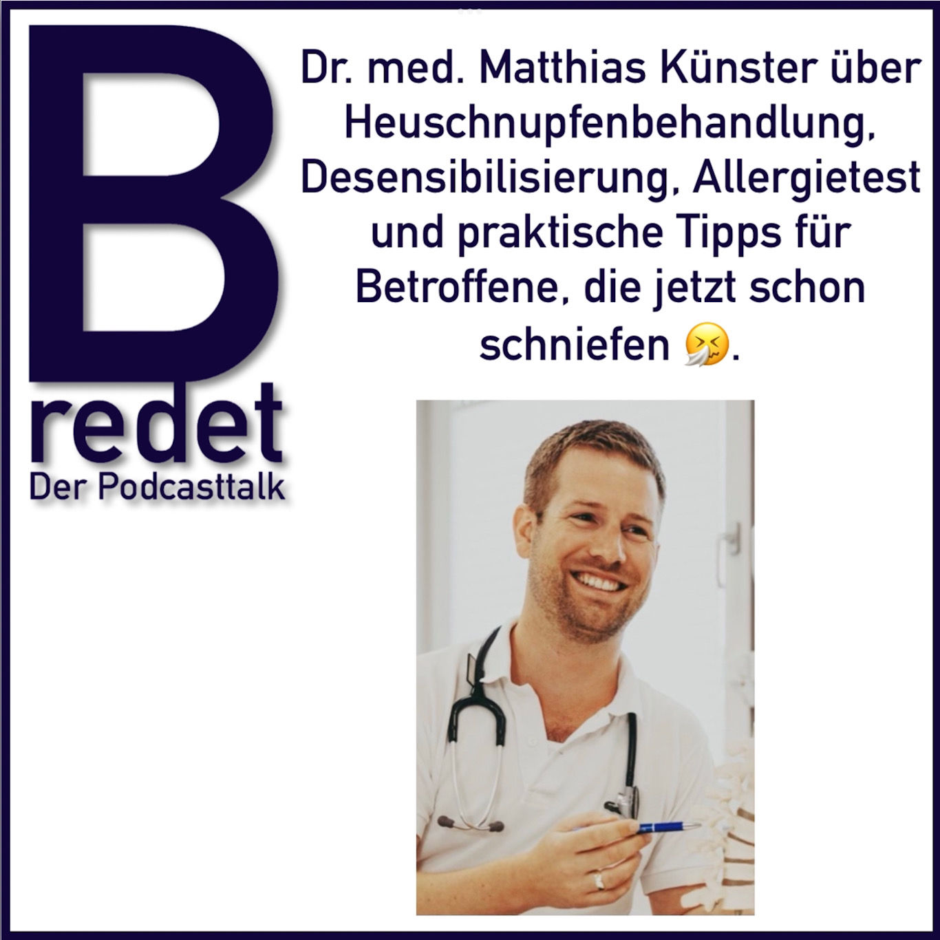 Dr. Matthias Künster gibt Heuschnupfen Geplagten nützliche Tipps, um gut durch den Frühling zu kommen.