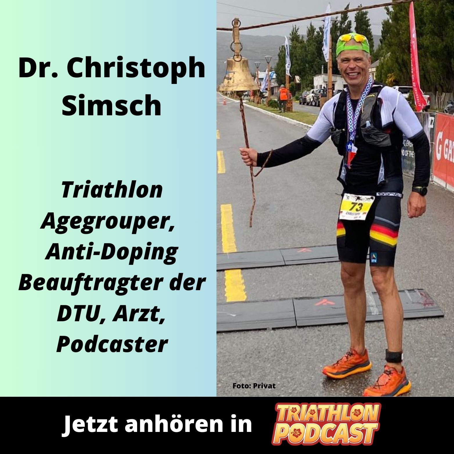 Dr. med. Christoph Simsch - Anti-Doping Beauftragter der DTU, Arzt, Podcaster