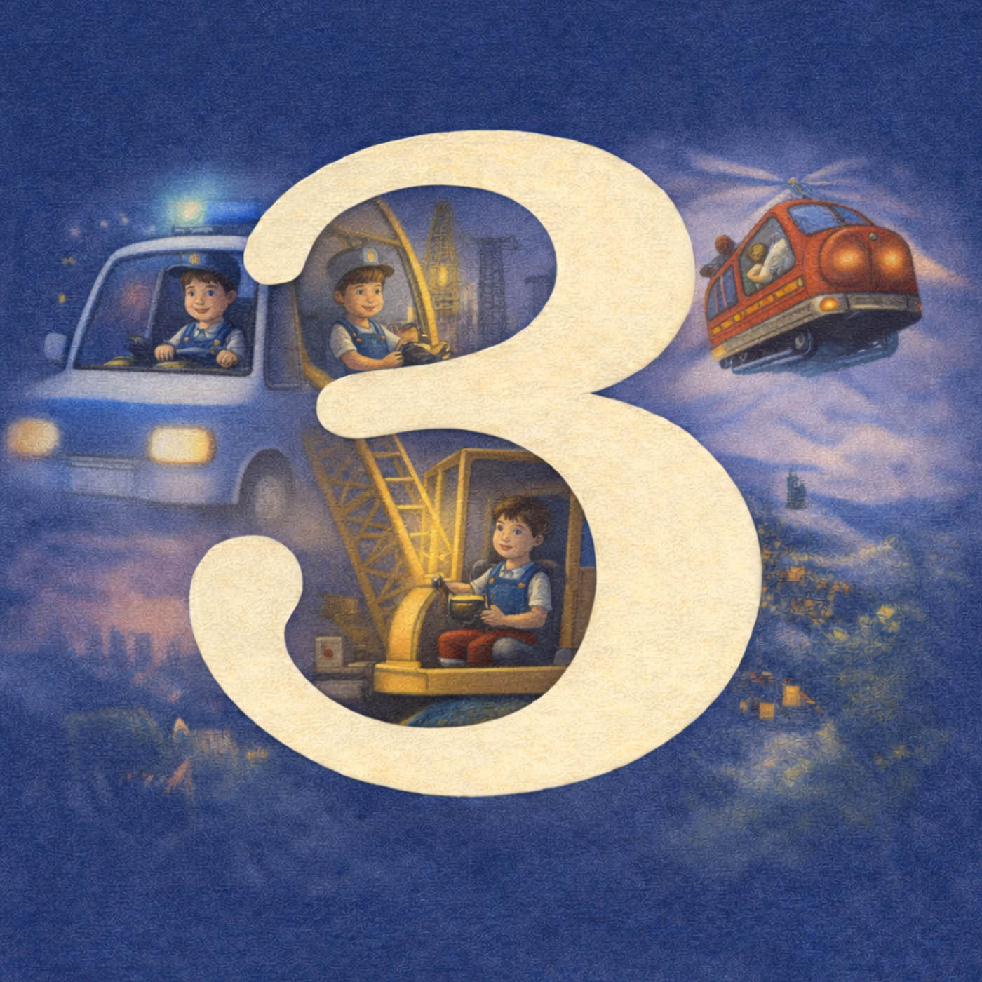 Drei Gute Nacht Geschichten am Stück - Fahrzeuge Spezial