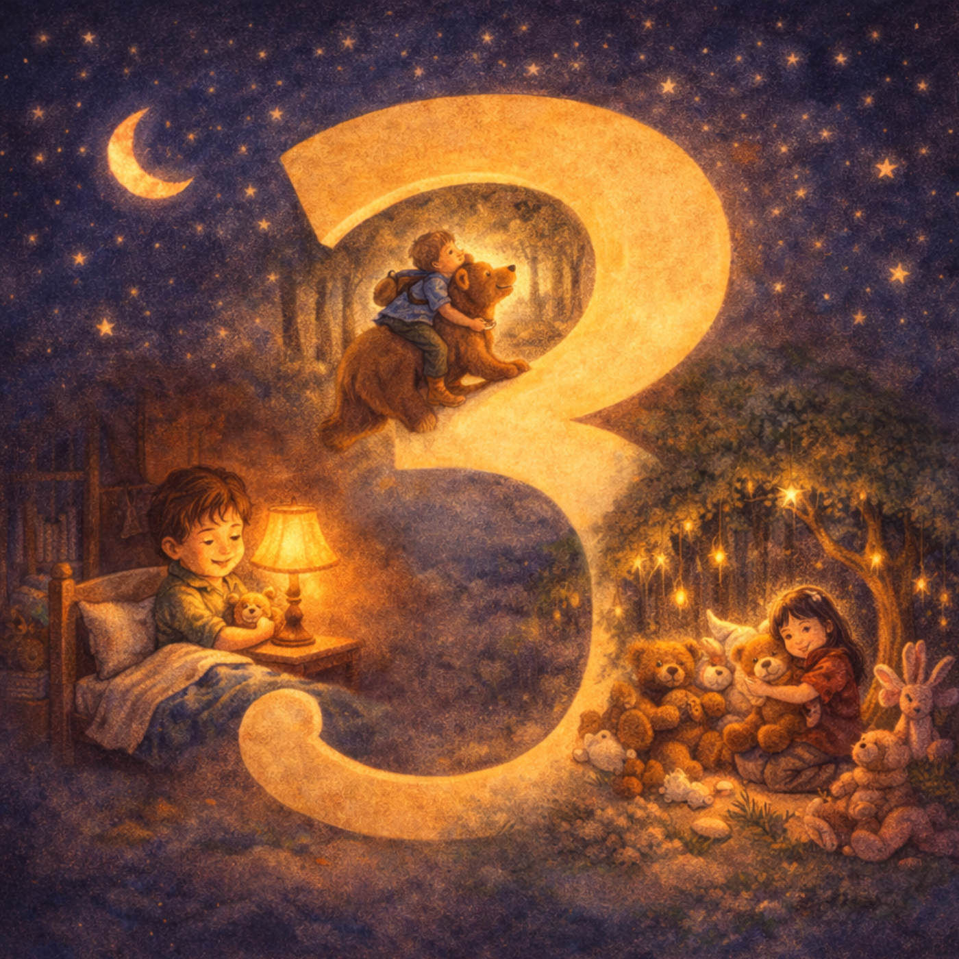 Drei Gute Nacht Geschichten am Stück - Kleine Wunder im Kinderzimmer