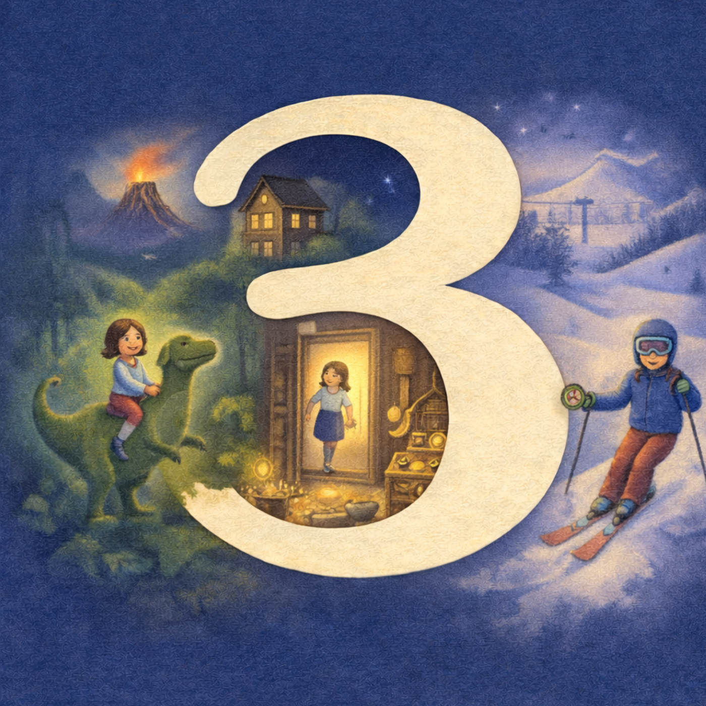 Drei Gute Nacht Geschichten am Stück - Reisen mit der Fantasie