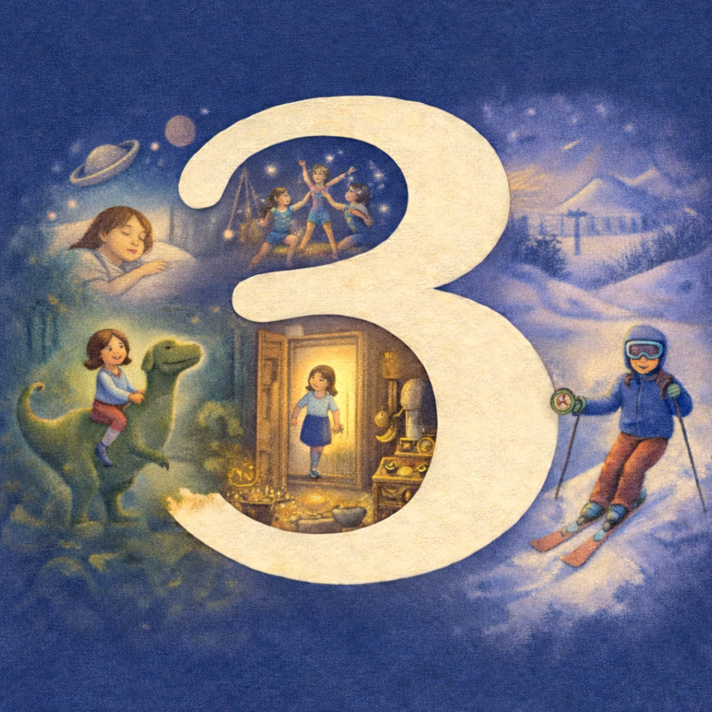 Drei Gute Nacht Geschichten am Stück - Reisen mit der Fantasie