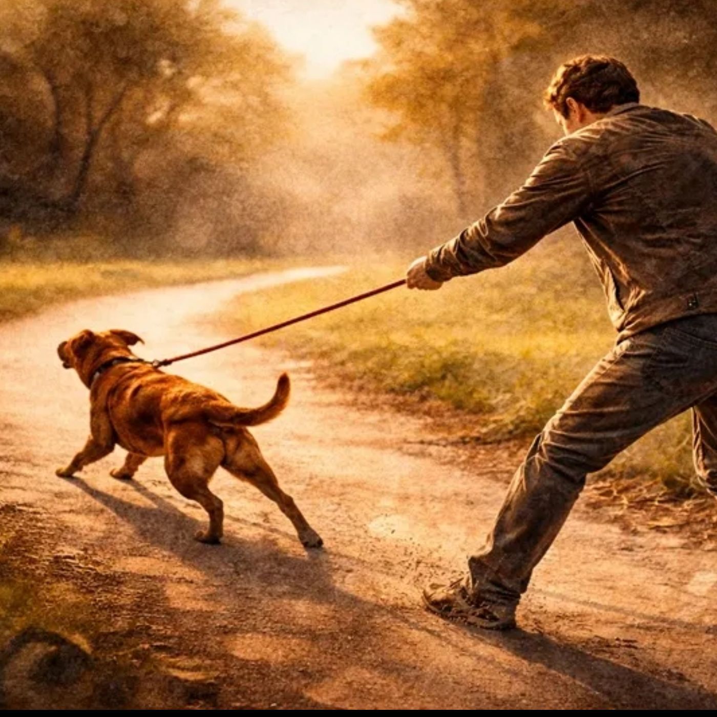 Du hältst die Leine. Oder?