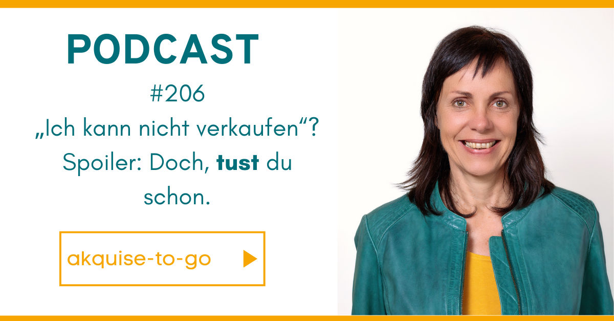 Du verkaufst längst – nur merkst du’s (noch) nicht