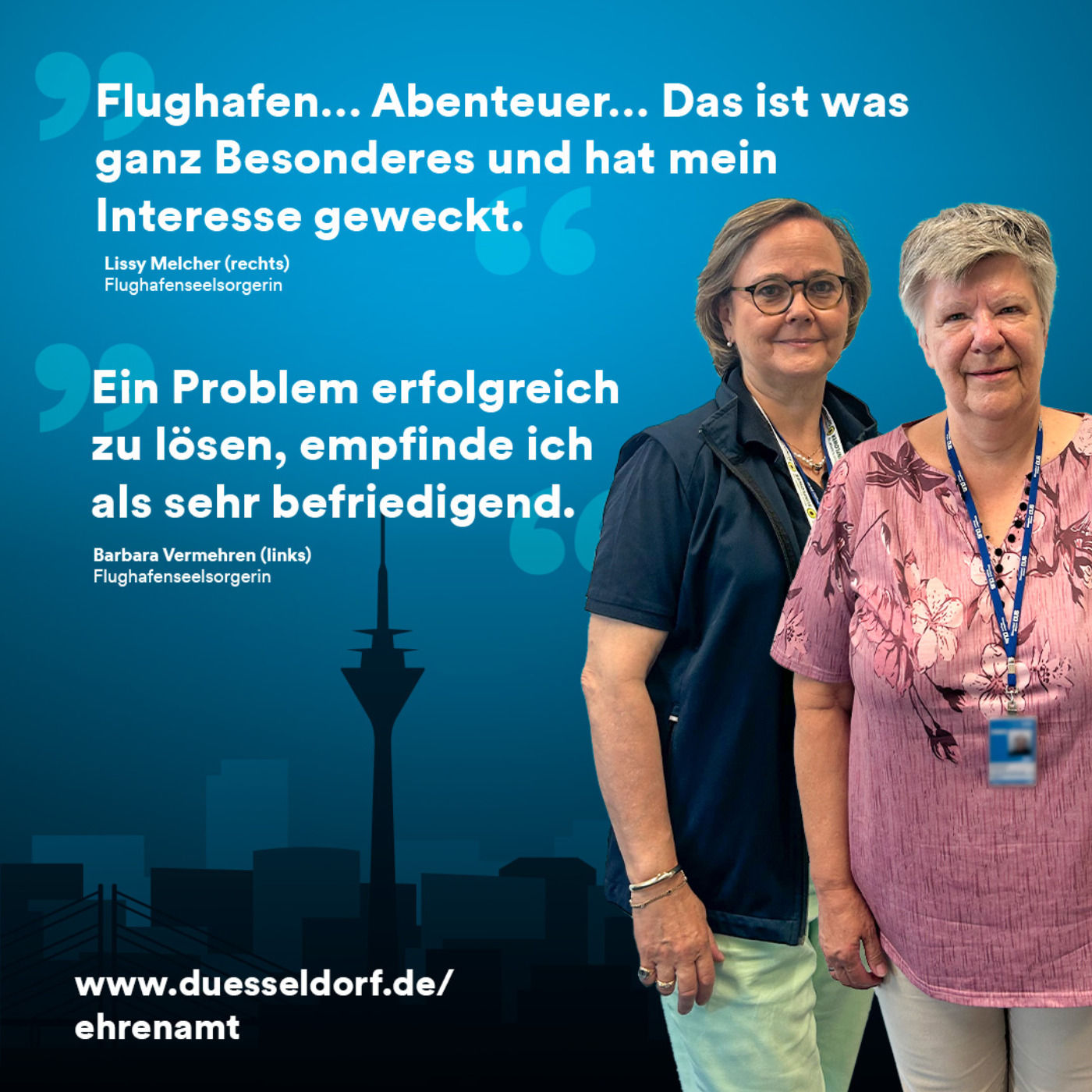 Düsseldorf engagiert sich: Flughafenseelsorge
