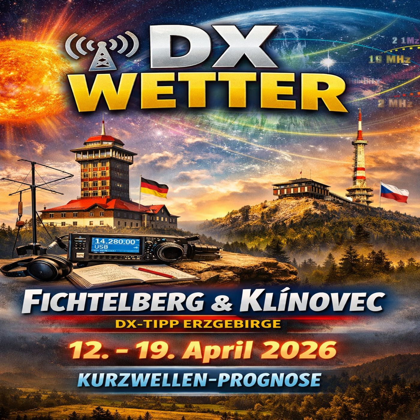 DX WETTER - D-Fichtelberg & CZ-Klinovec