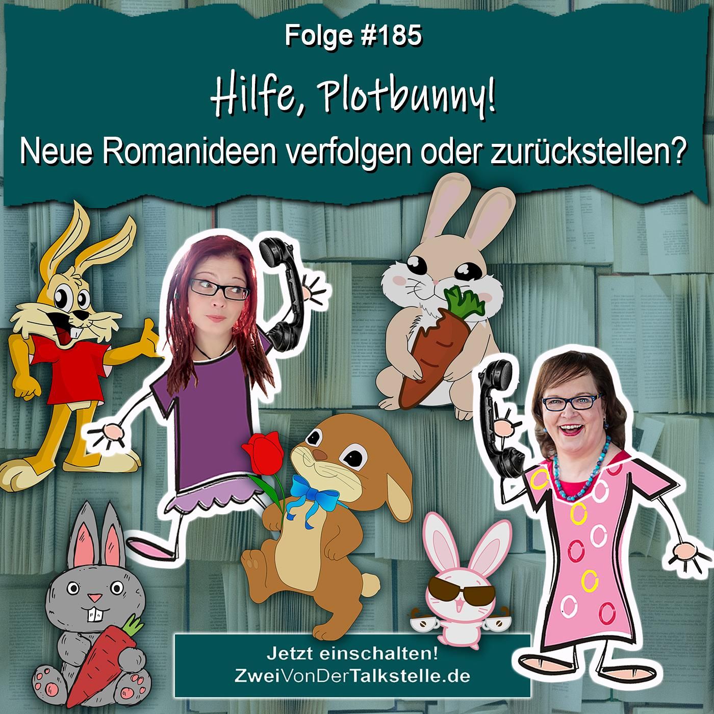 DZVDT #185 - Hilfe, Plotbunny! Neue Romanideen verfolgen oder zurückstellen?