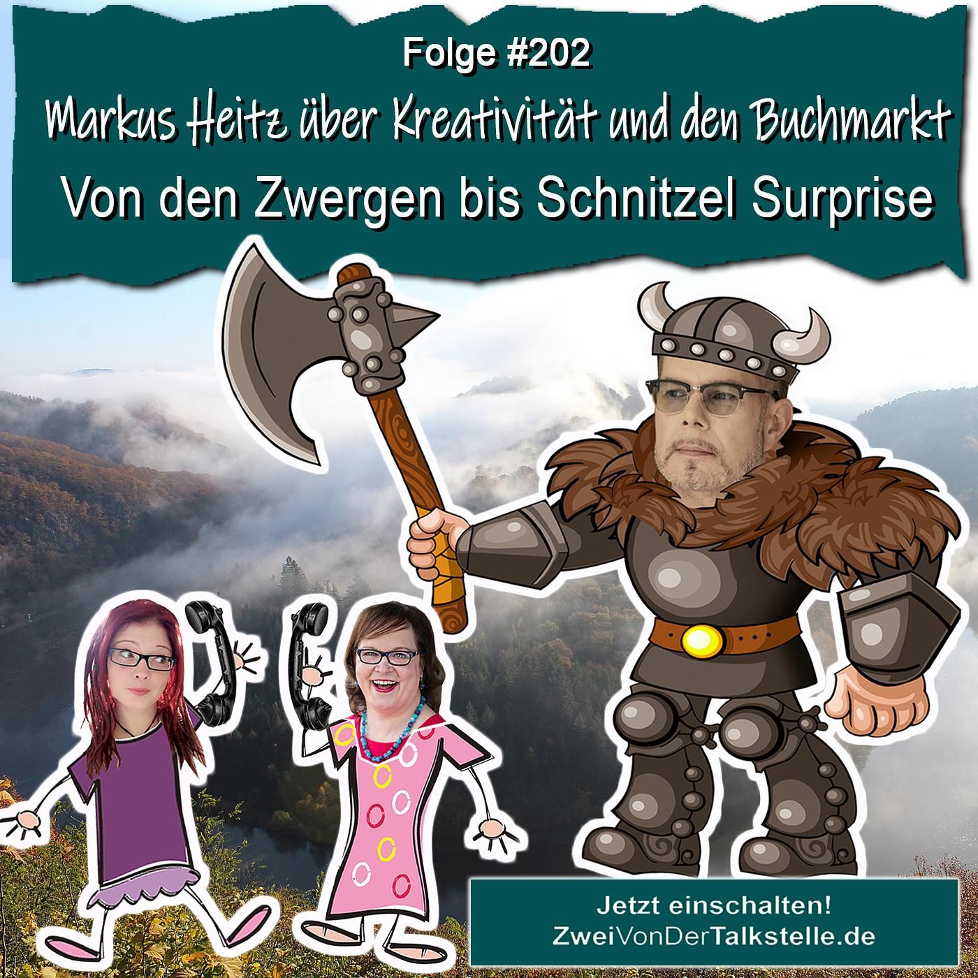 DZVDT #202 - Markus Heitz über Kreativität und den Buchmarkt: Von den Zwergen bis Schnitzel Surprise