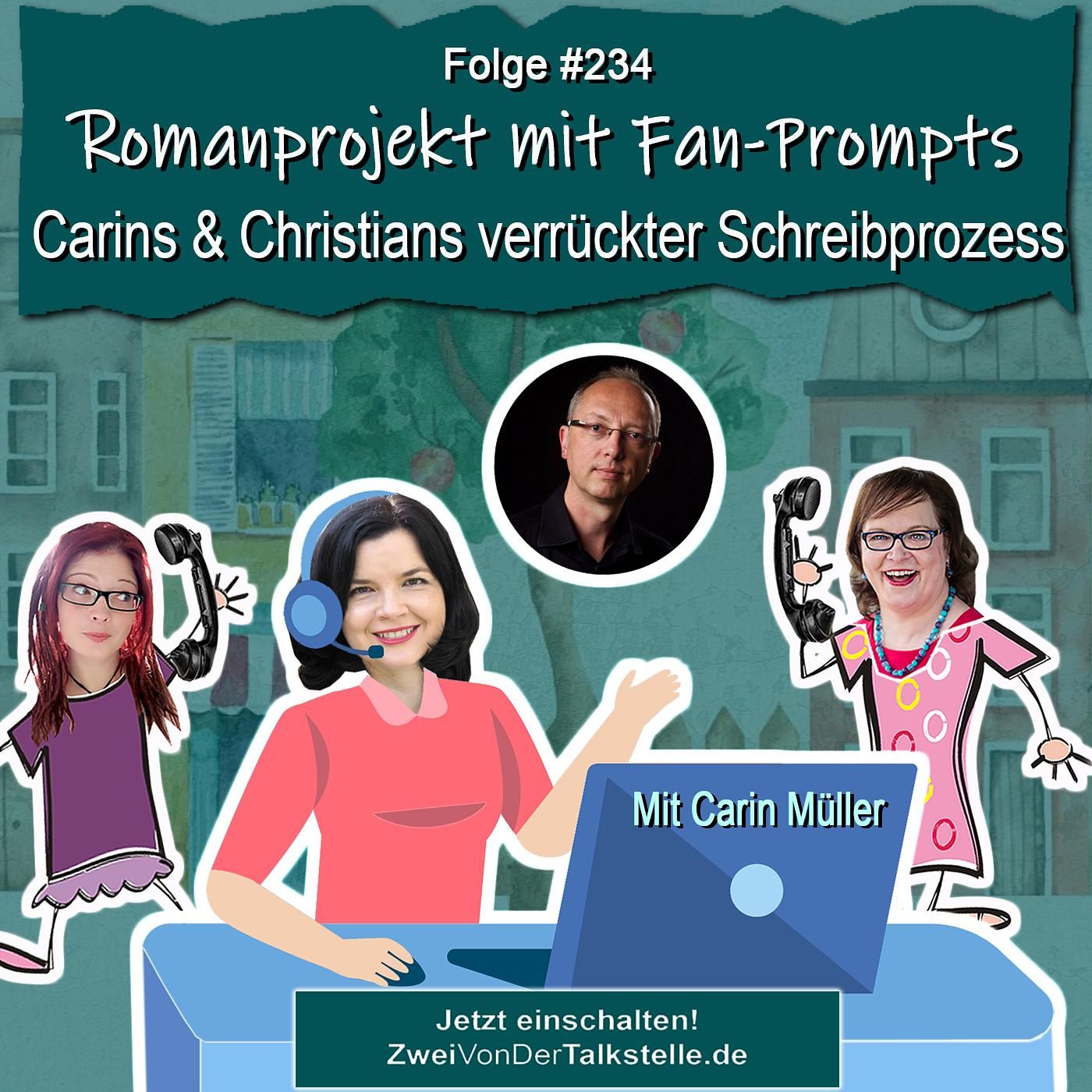 DZVDT #234 - Romanprojekt mit Fan-Prompts - Carins & Christians verrückter Schreibprozess