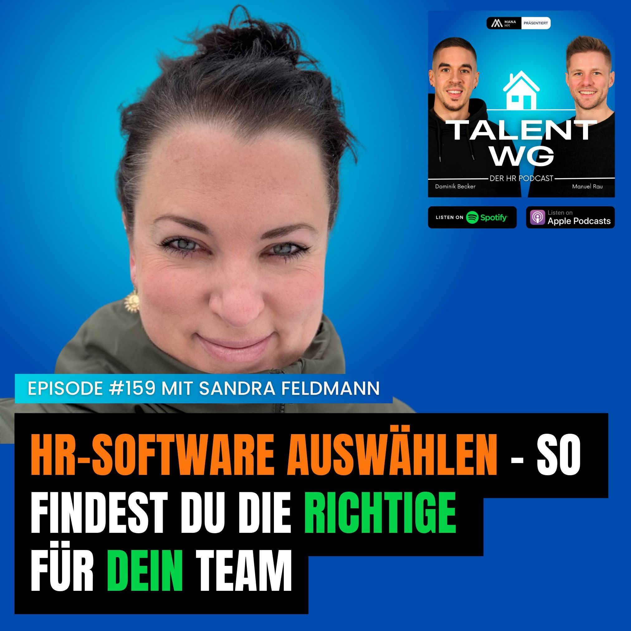 E159 - HR-Software auswählen: So findest du die Richtige für dein Team (mit Sandra Feldmann)