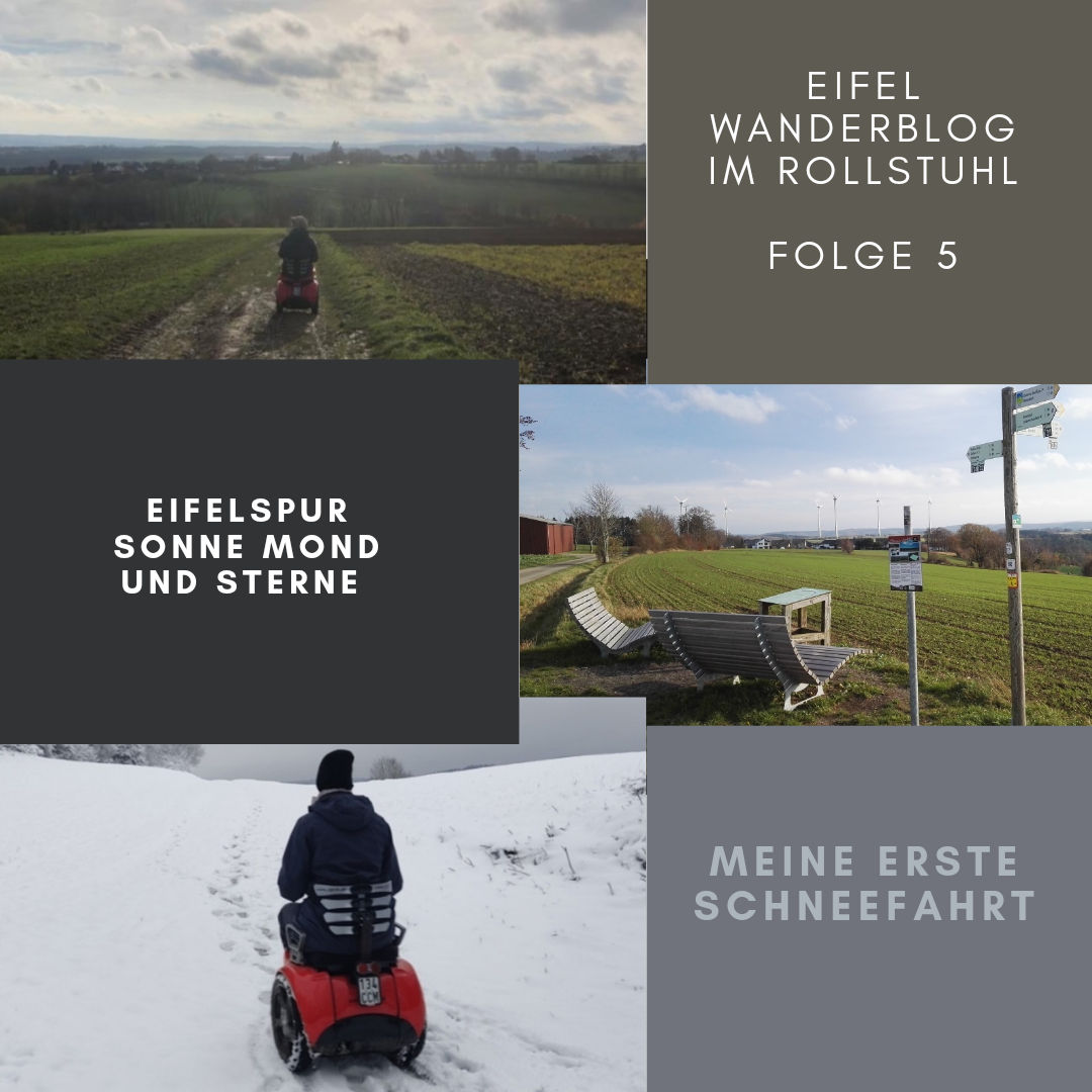 EifelSpur Sonne Mond und Sterne / Meine erste Schneefahrt