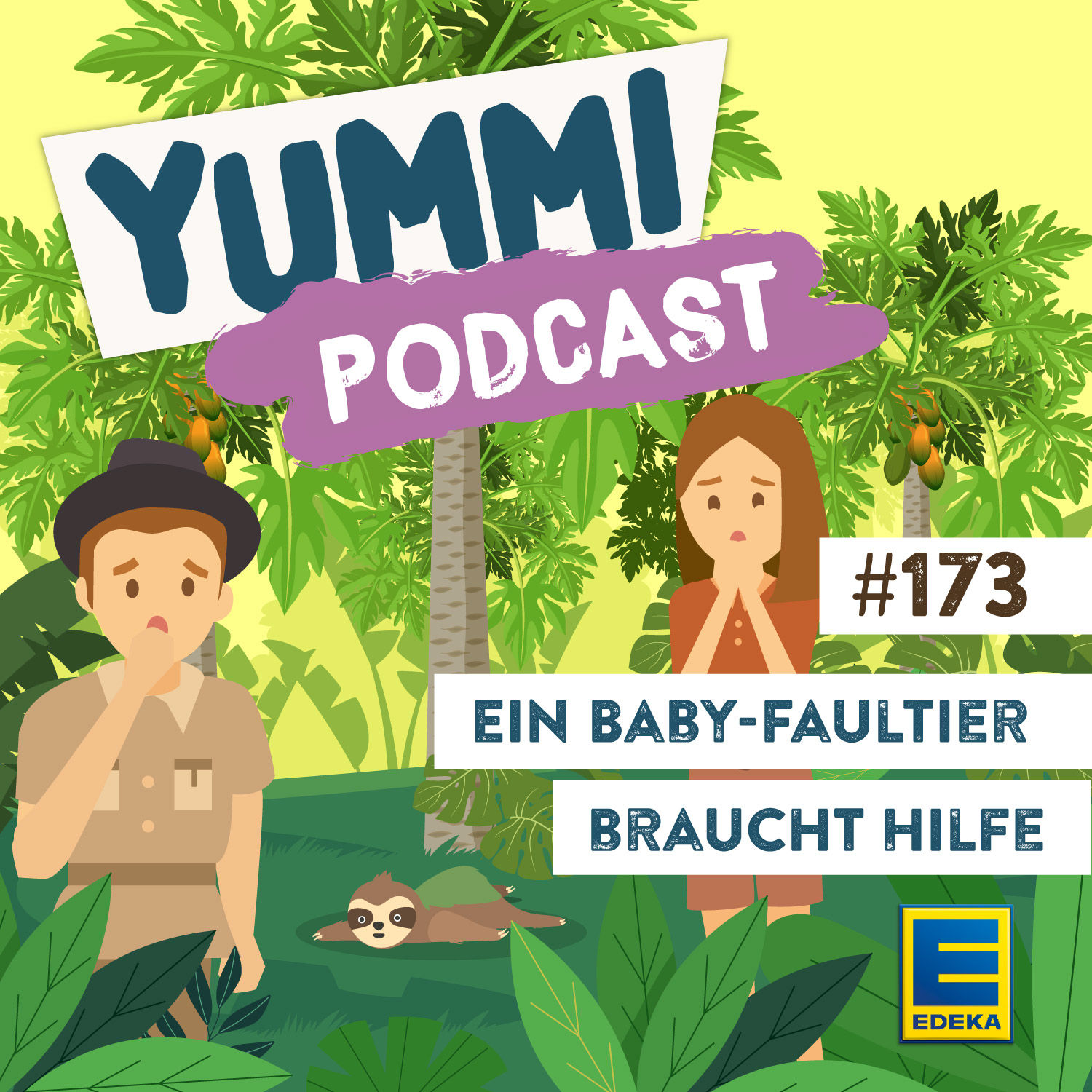 Ein Baby-Faultier braucht Hilfe
