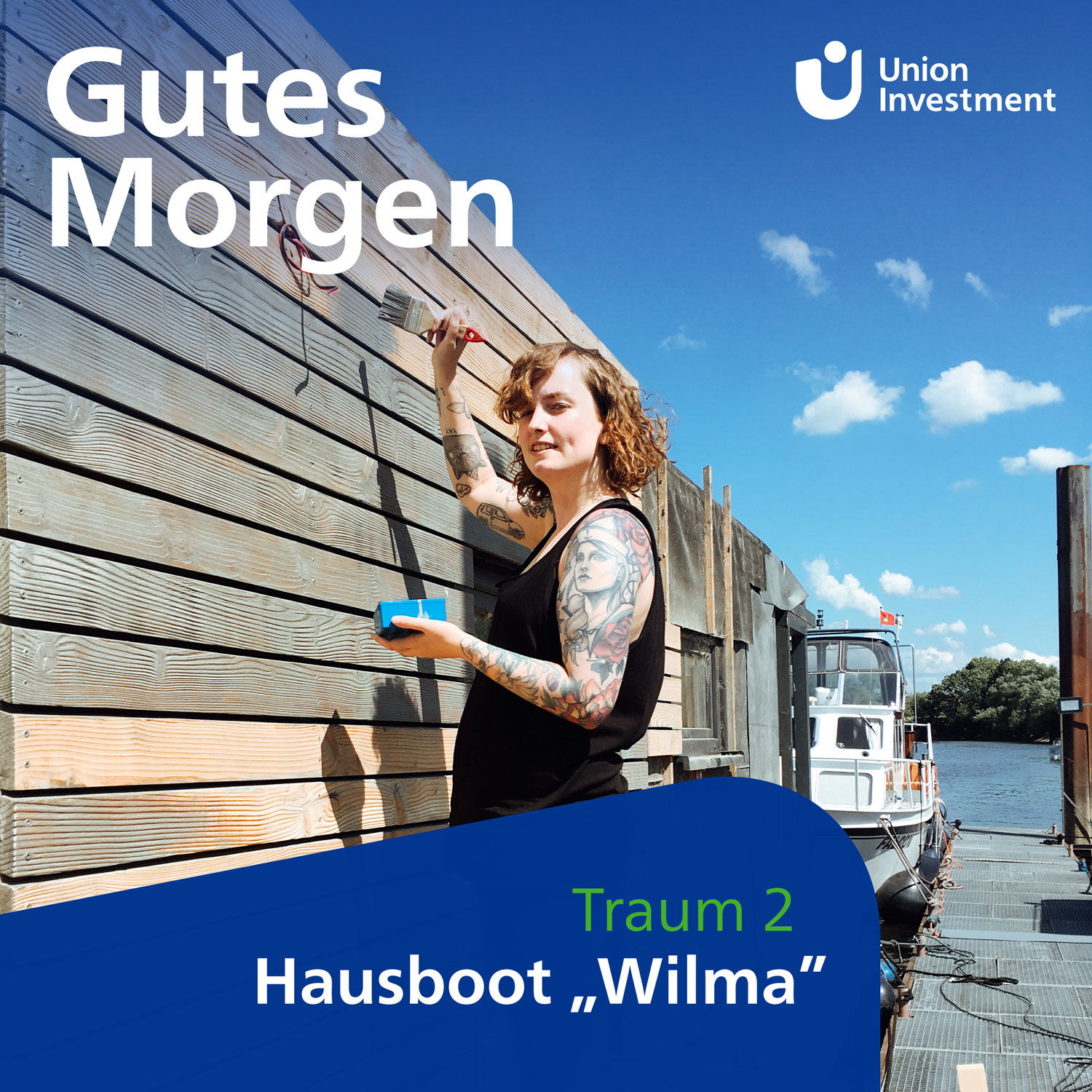 Ein eigenes Hausboot für abenteuerliche Auszeiten – das ist der Traum von Denise Fernholz