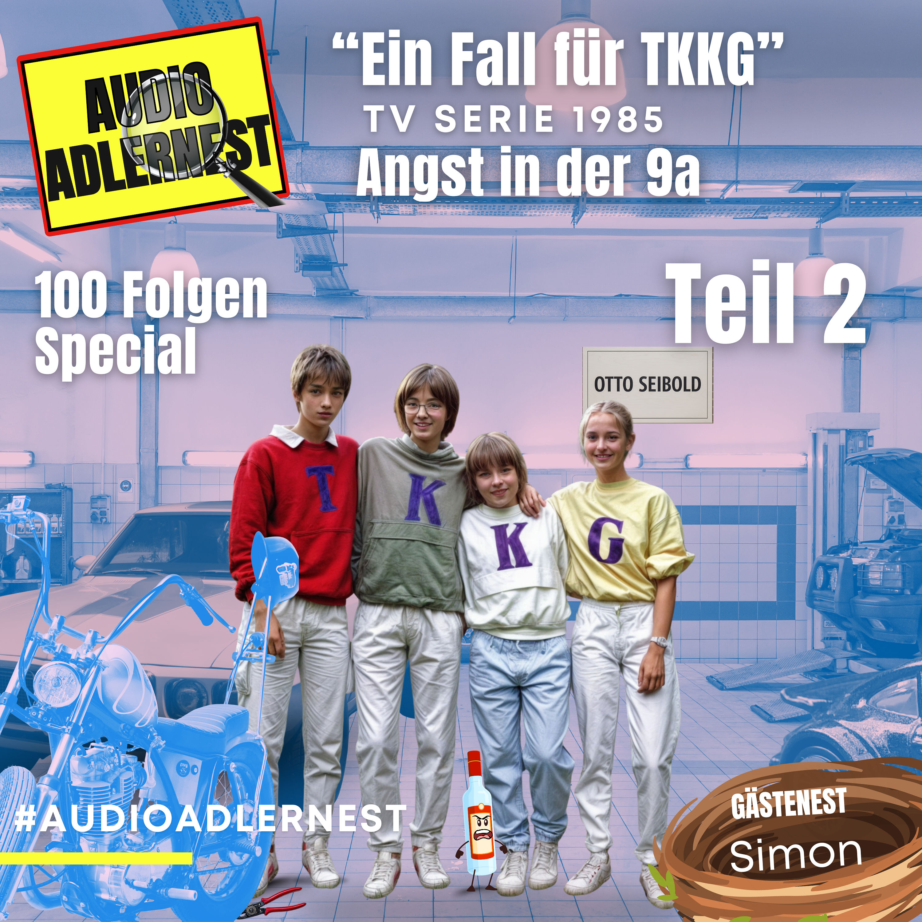 Ein Fall für TKKG - Angst in der 9a - TV Serie - Folge 2 - Teil 2 - Audio Adlernest (#101)