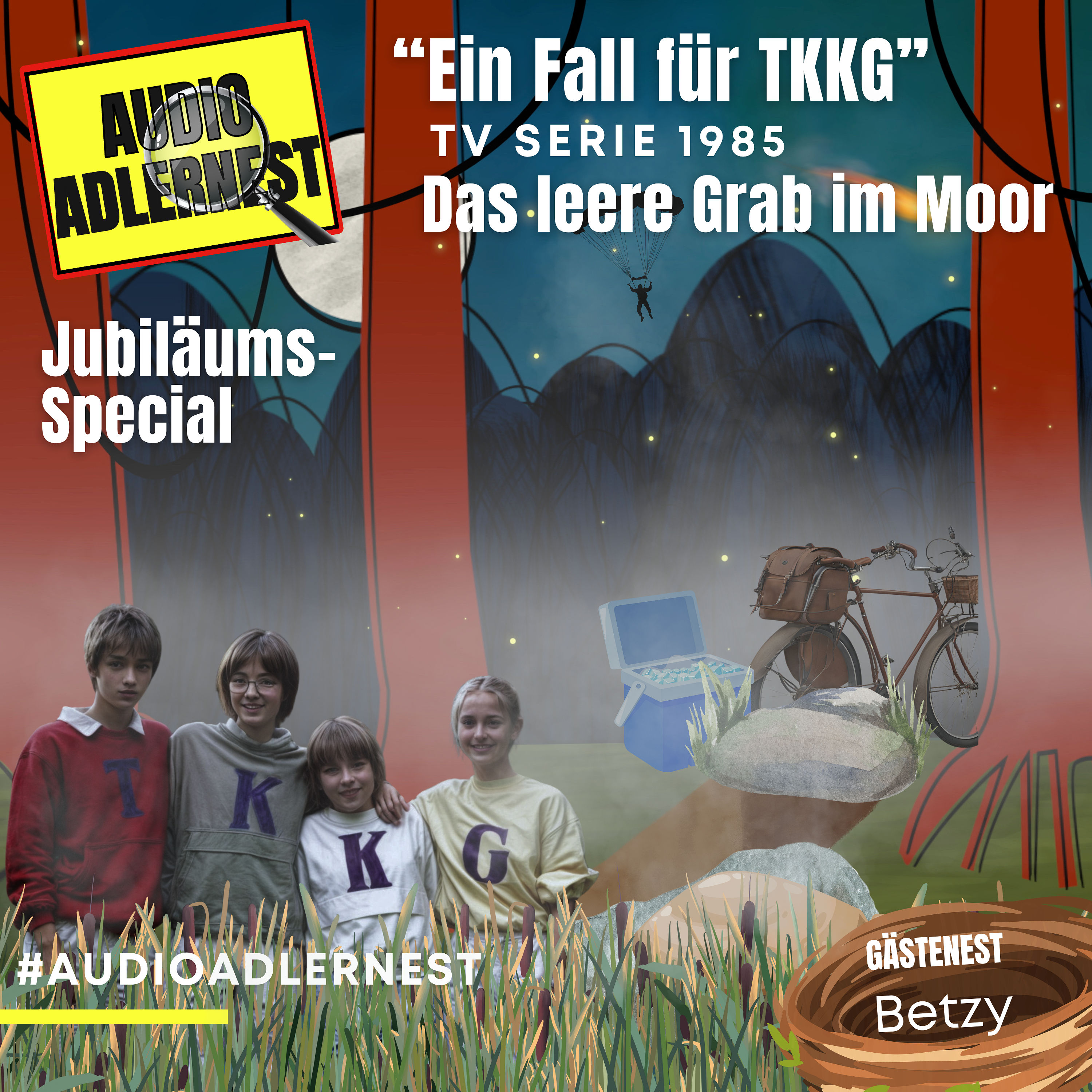 Ein Fall für TKKG - Das leere Grab im Moor - TV Serie - Folge 1 - Audio Adlernest (#050)
