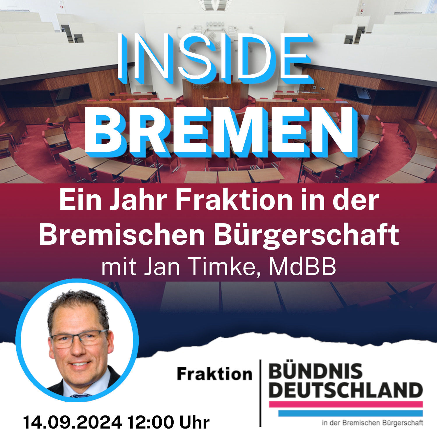 Ein Jahr Fraktion BÜNDNIS DEUTSCHLAND in der Bremischen Bürgerschaft