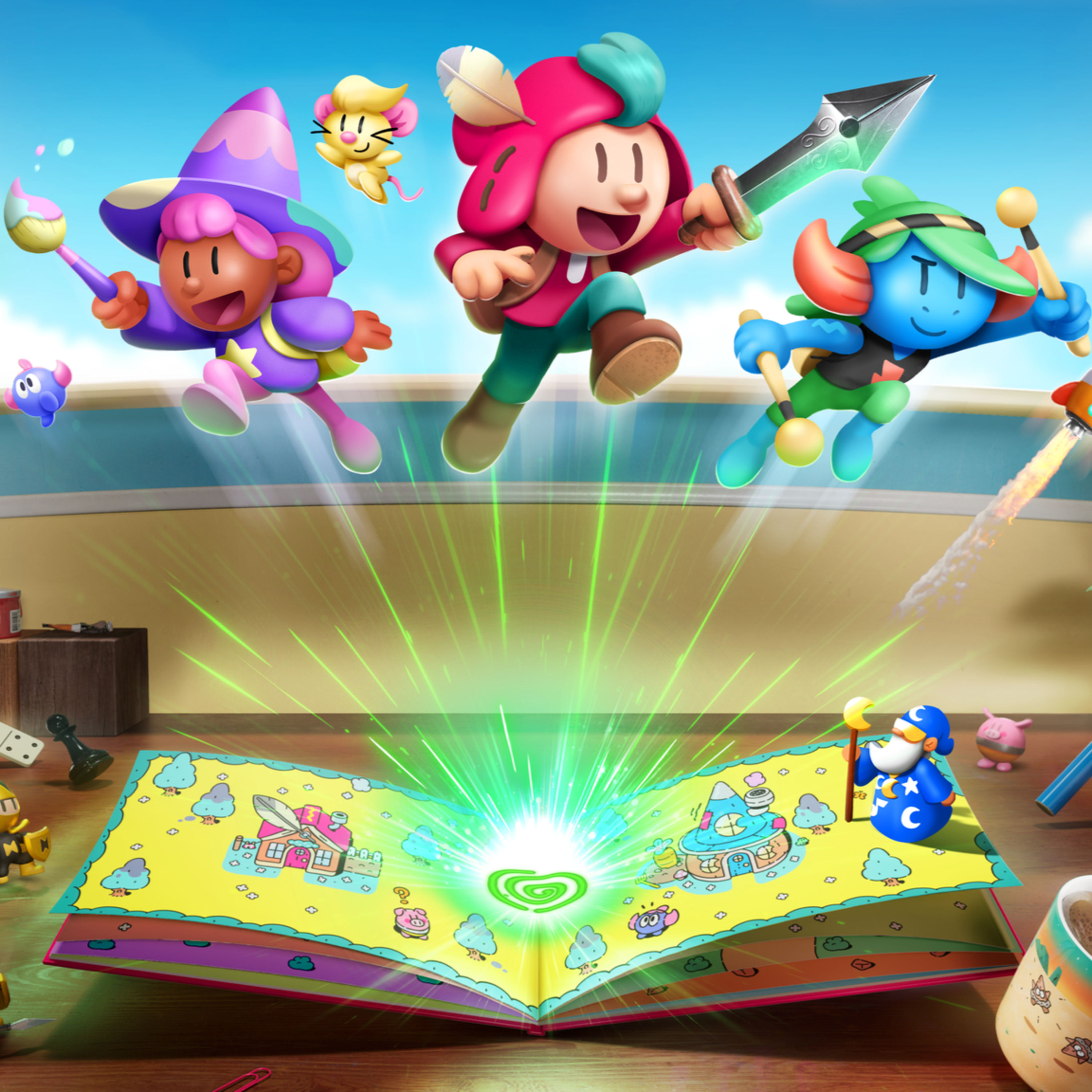 Ein kreatives Feuerwerk: Wir haben THE PLUCKY SQUIRE angespielt!